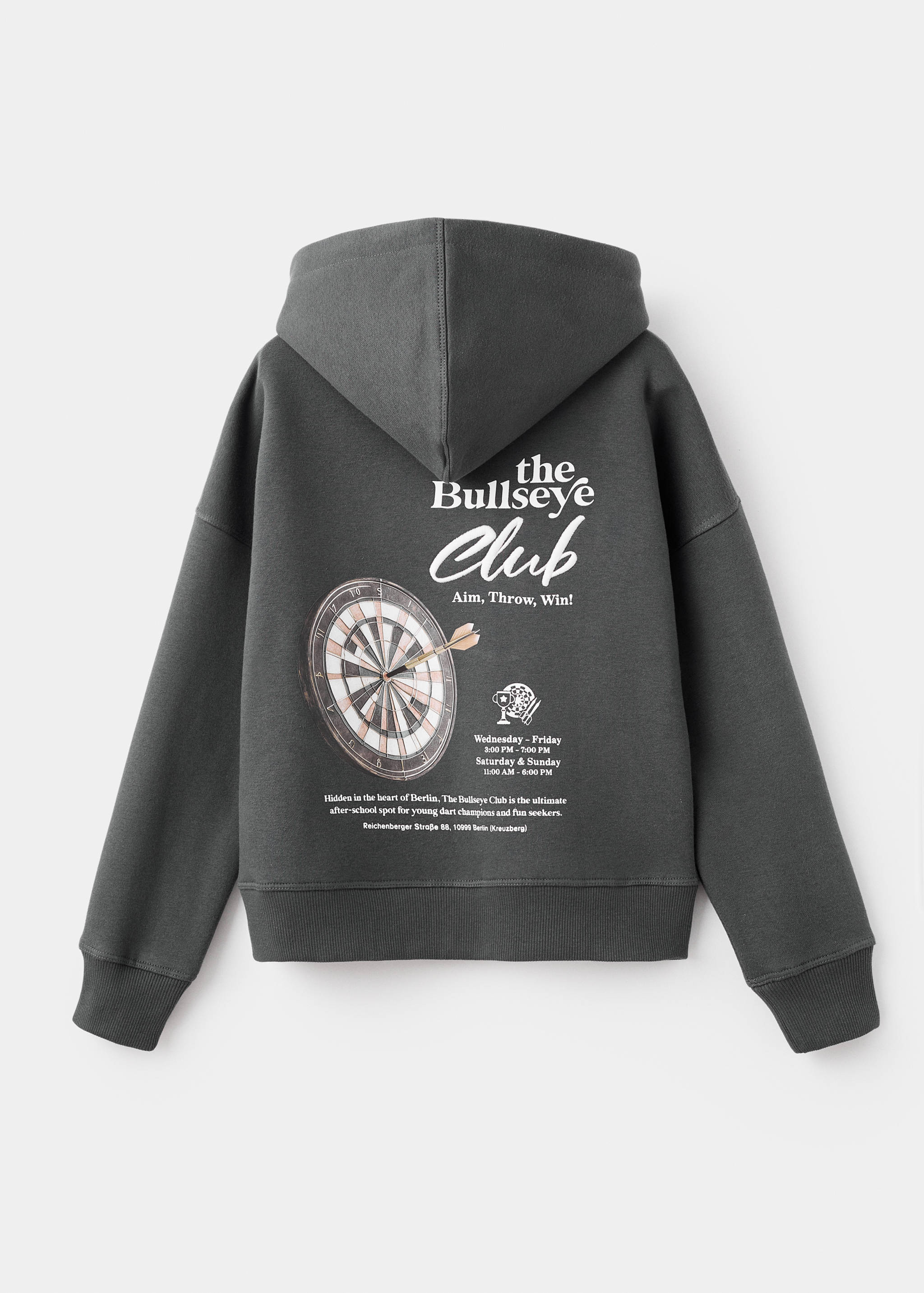 Sudadera algodón estampada - Reverso del artículo