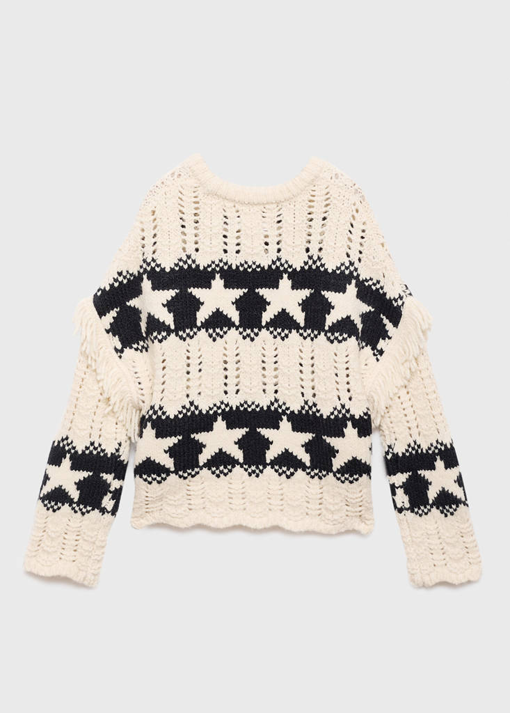 Stars knitted sweater — Off White