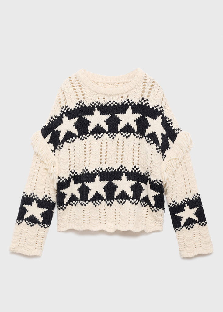 Stars knitted sweater — Off White