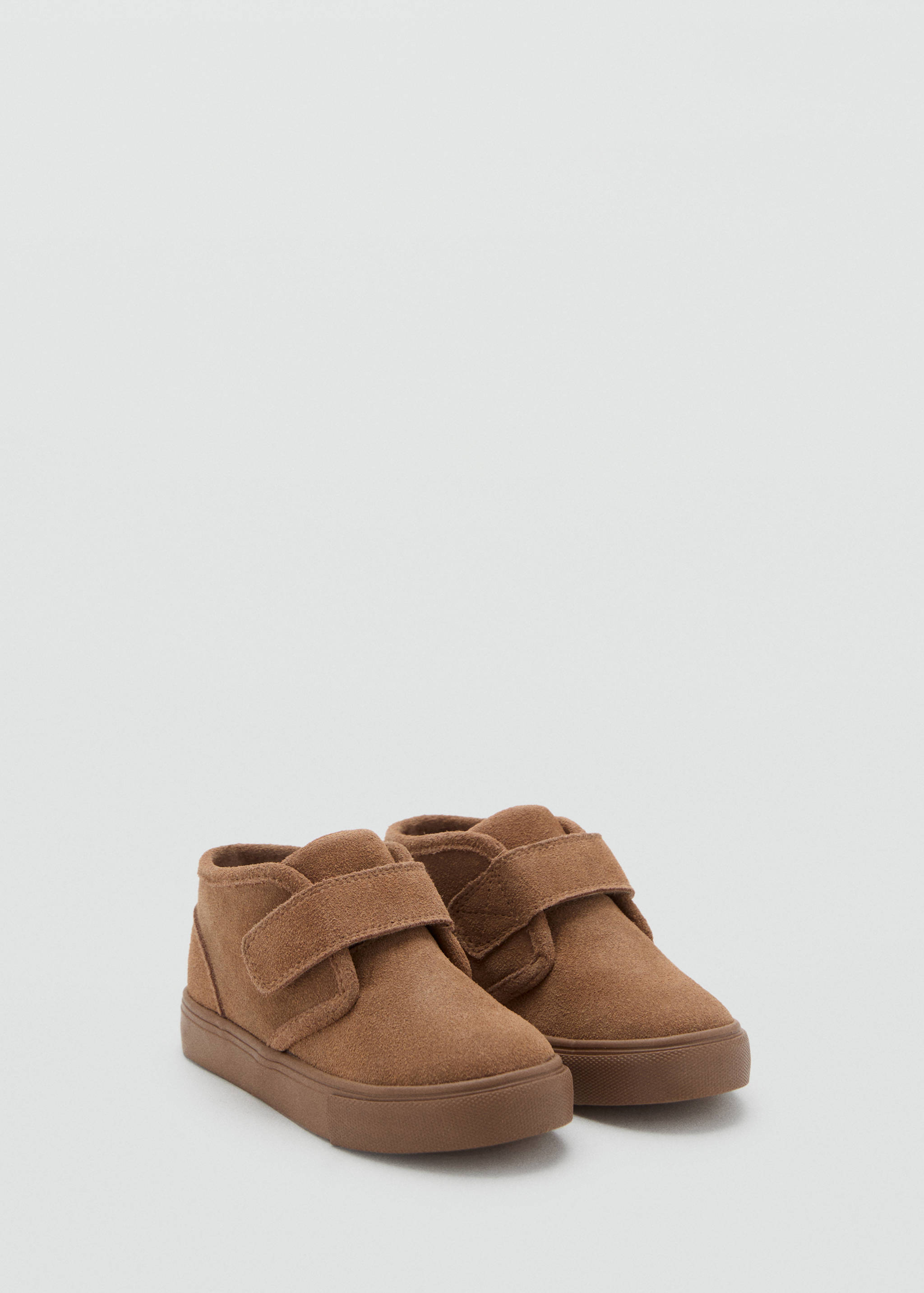 Velcro leather shoes - Medium plane