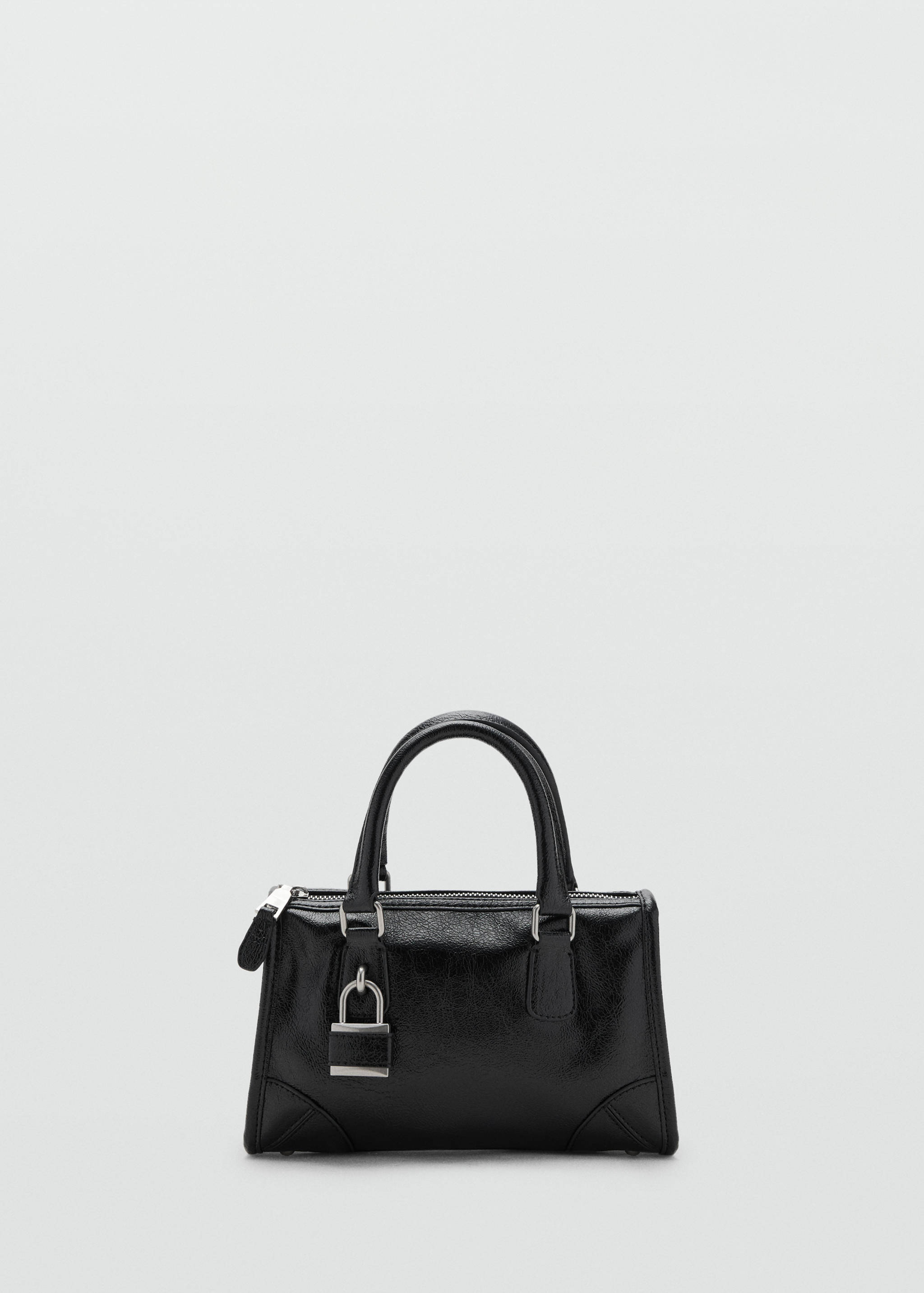 Glanzende minitas met hengsels - Artikel zonder model