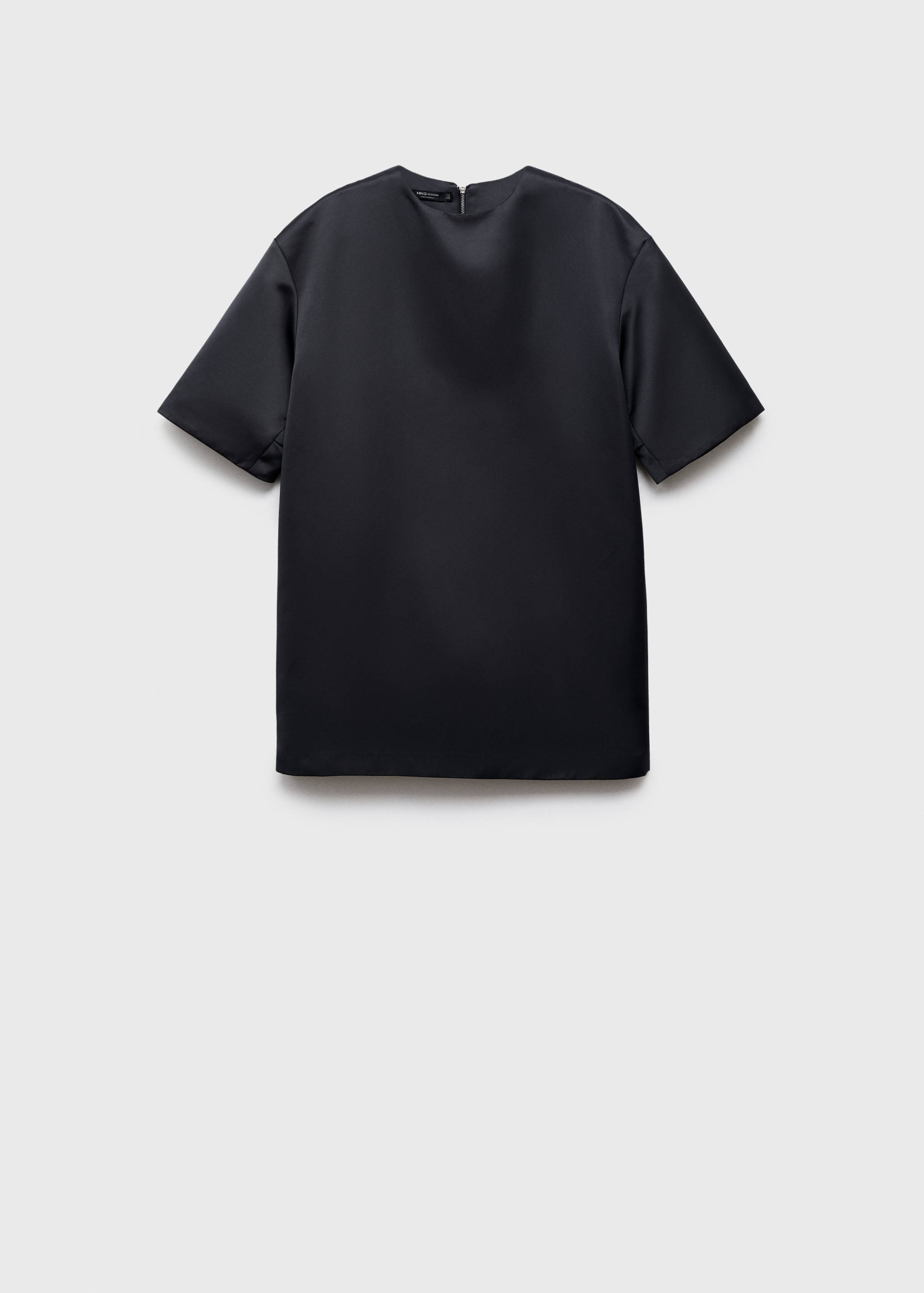 Short satin dress - Article without model