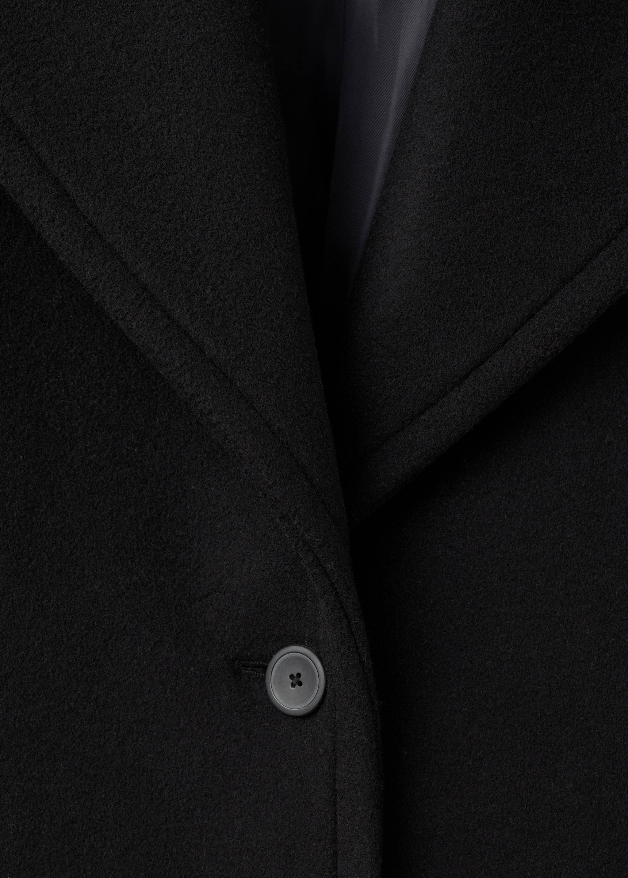 Oversized short wool coat - Details of the article 8