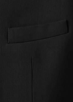 Suit blazer without lapels — Black 6
