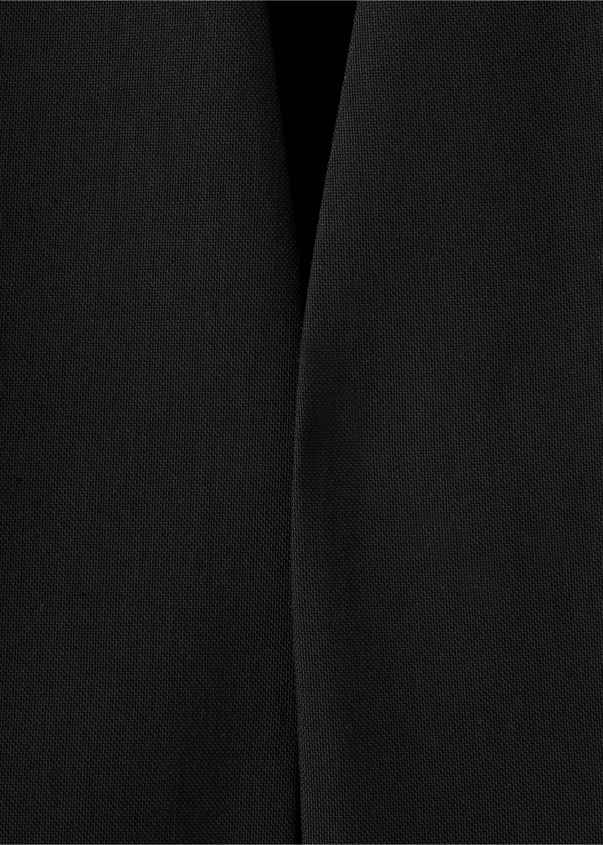 Suit blazer without lapels - Details of the article 0, Black. Ref: 17026361-00.