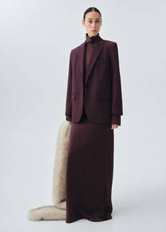 Wool-blend suit blazer — Maroon 5