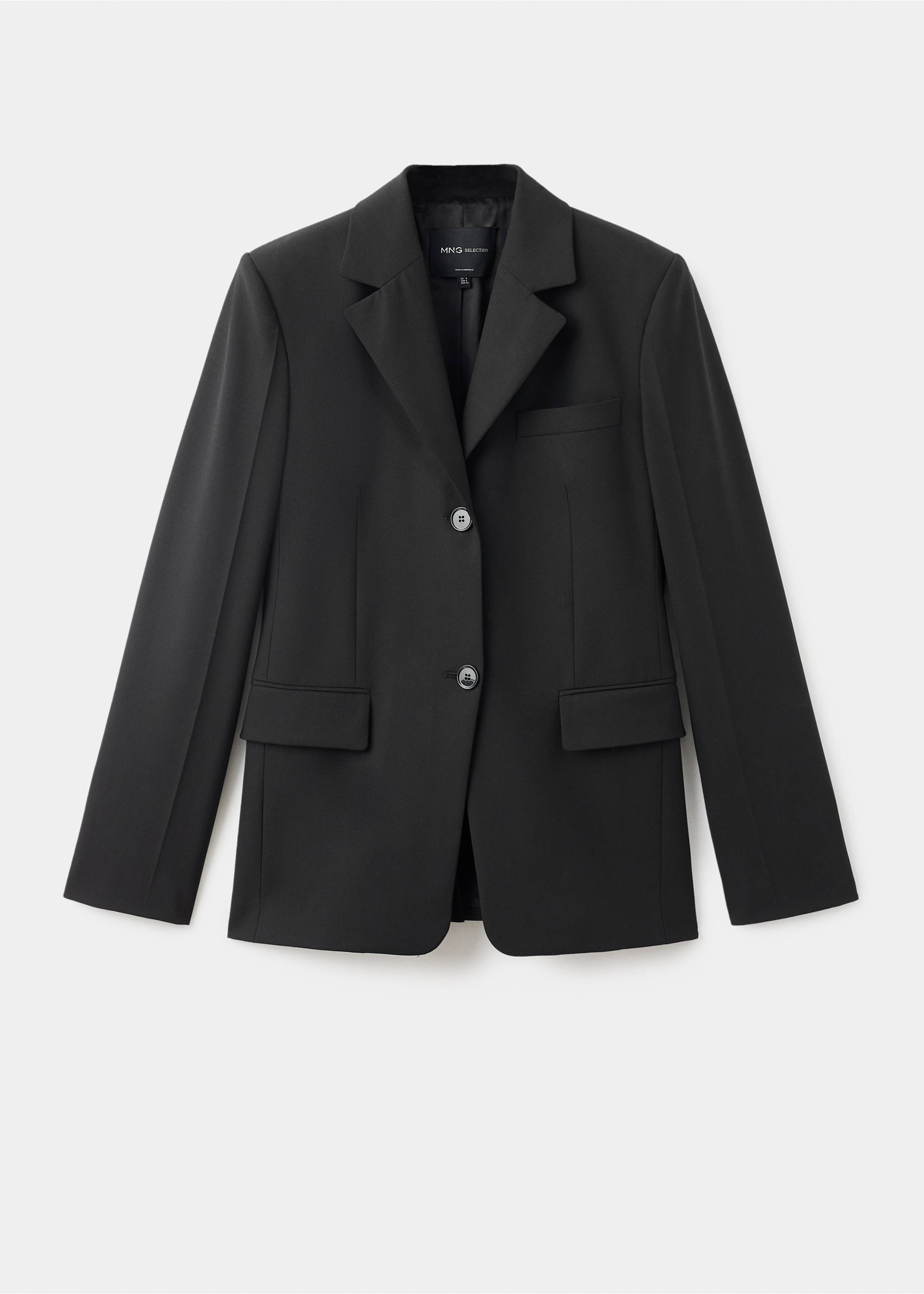 Blazer costume laine mélangée - Article sans modèle, Grenat. Ref: 17026363-00.