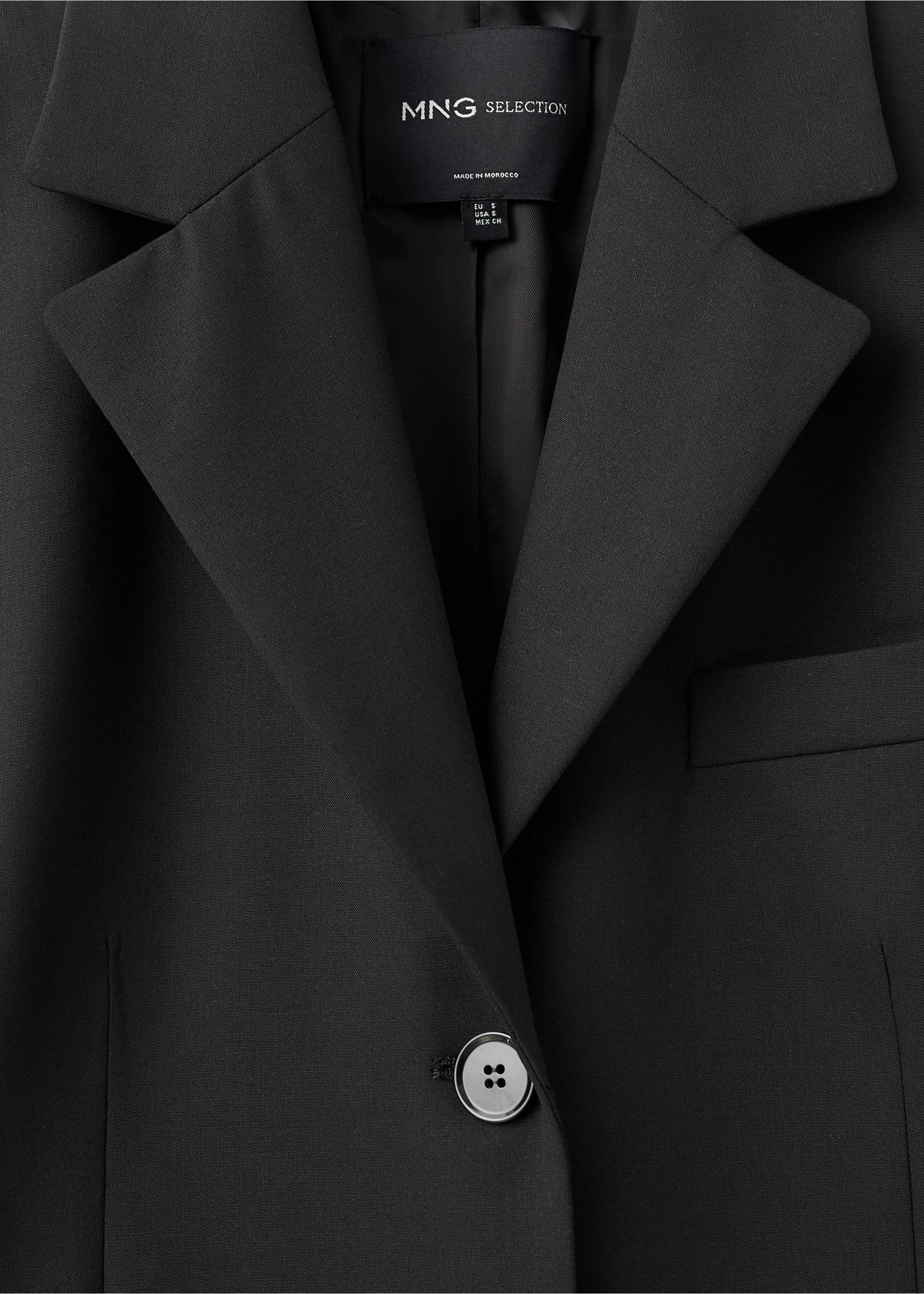 Blazer costume laine mélangée - Détail de l'article 0, Grenat. Ref: 17026363-00.