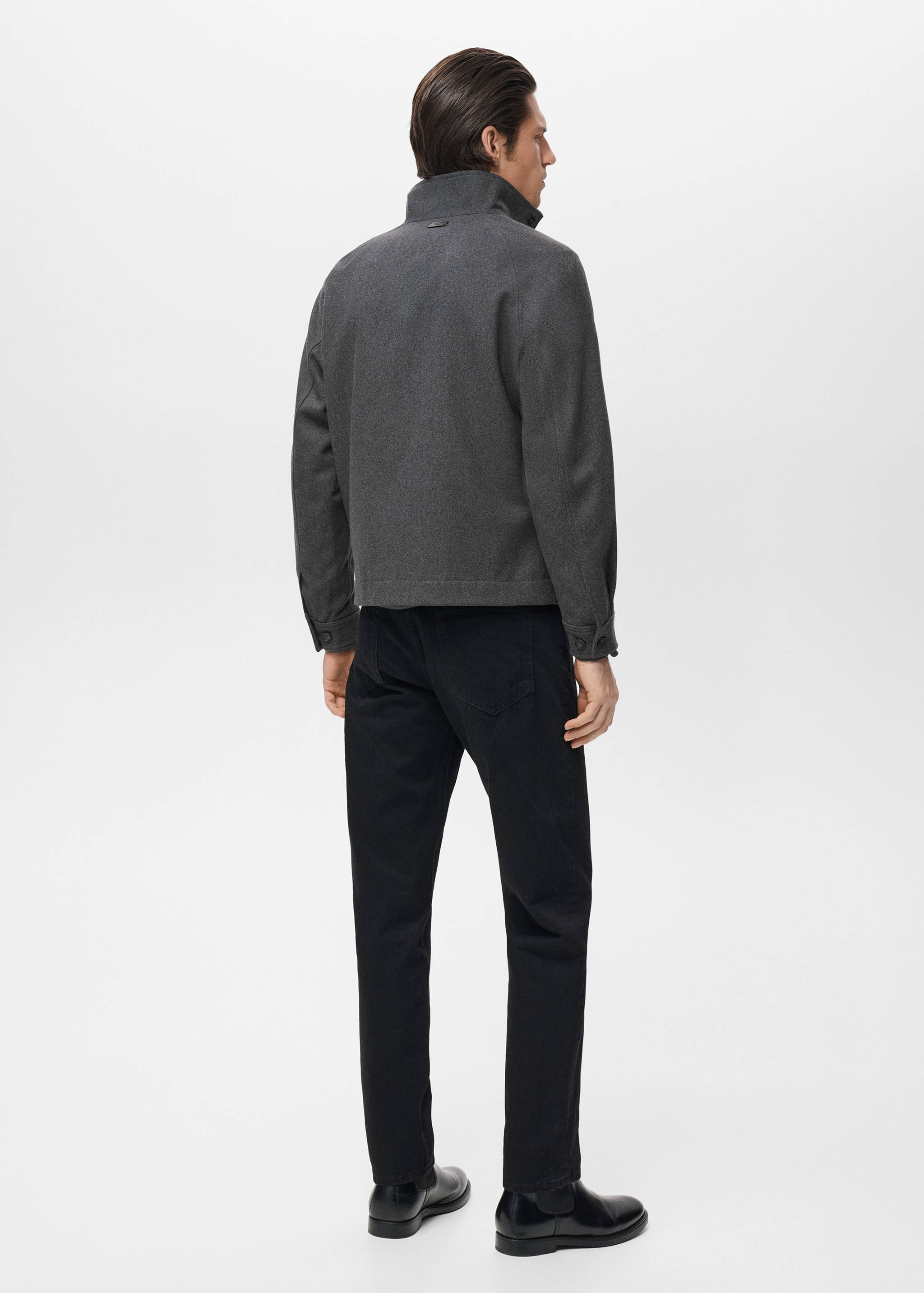 جاكيت مزيج من الصوف - الجهة الخلفية للمنتج