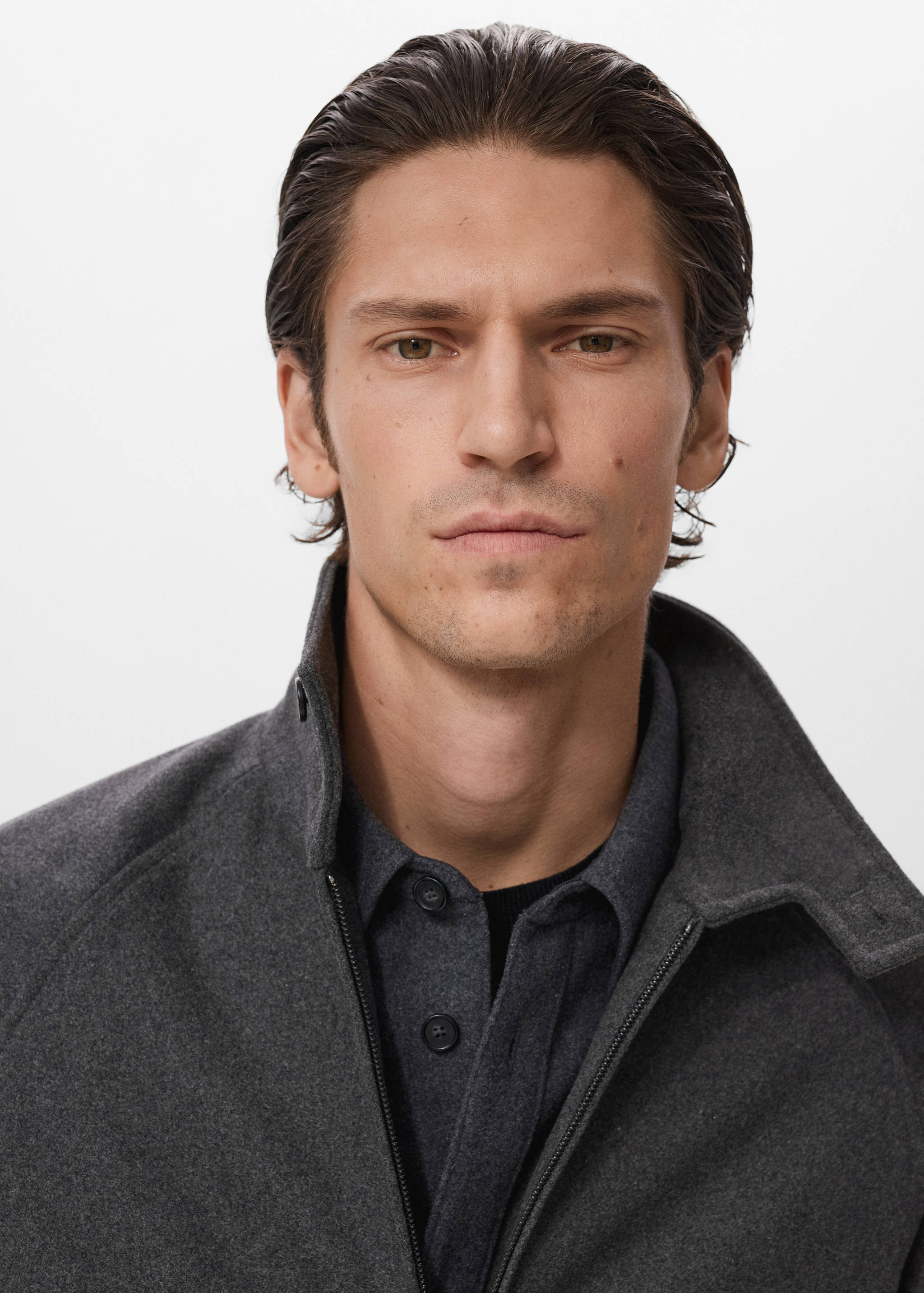 جاكيت مزيج من الصوف - تفاصيل المنتج 1