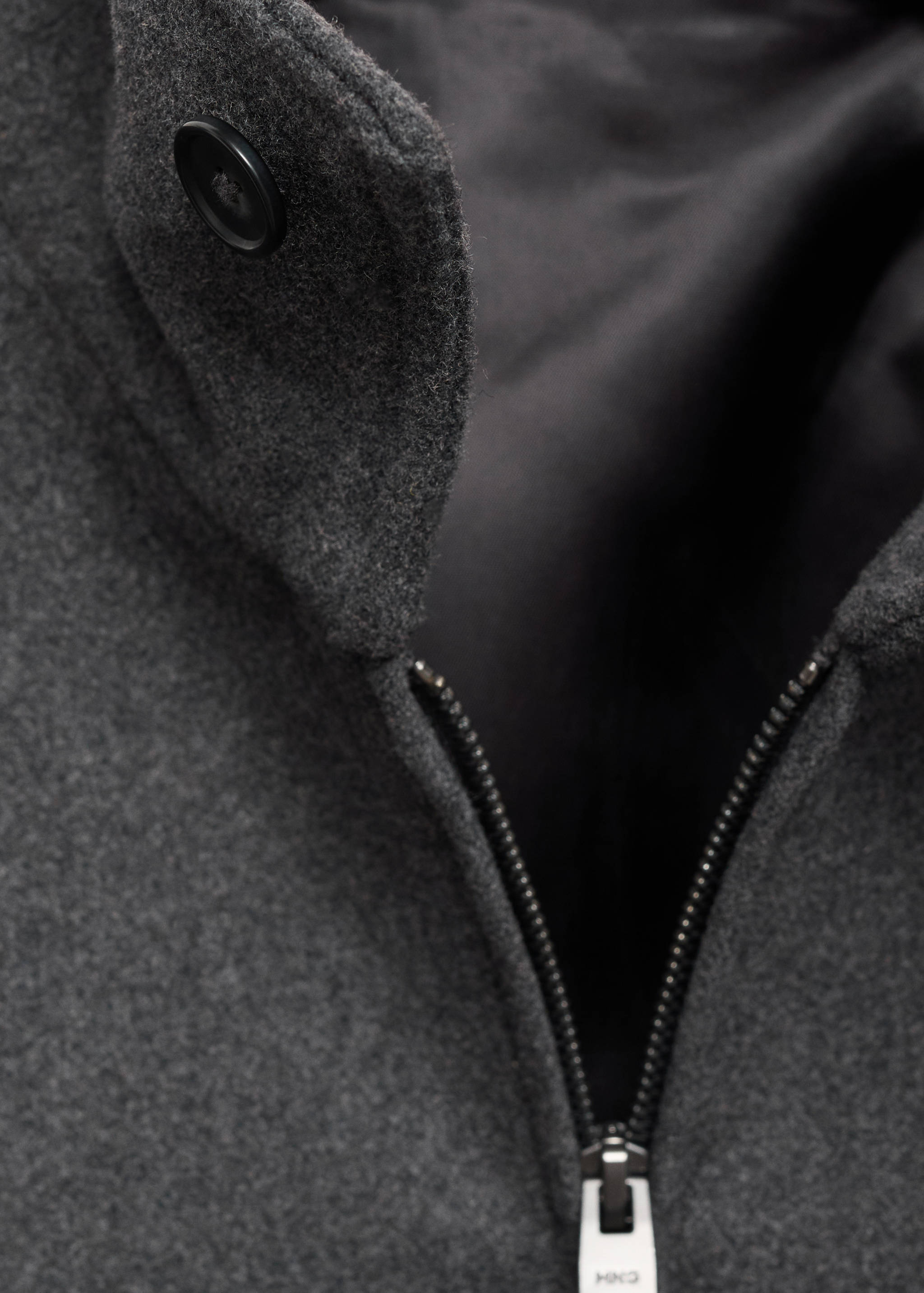 جاكيت مزيج من الصوف - تفاصيل المنتج 8