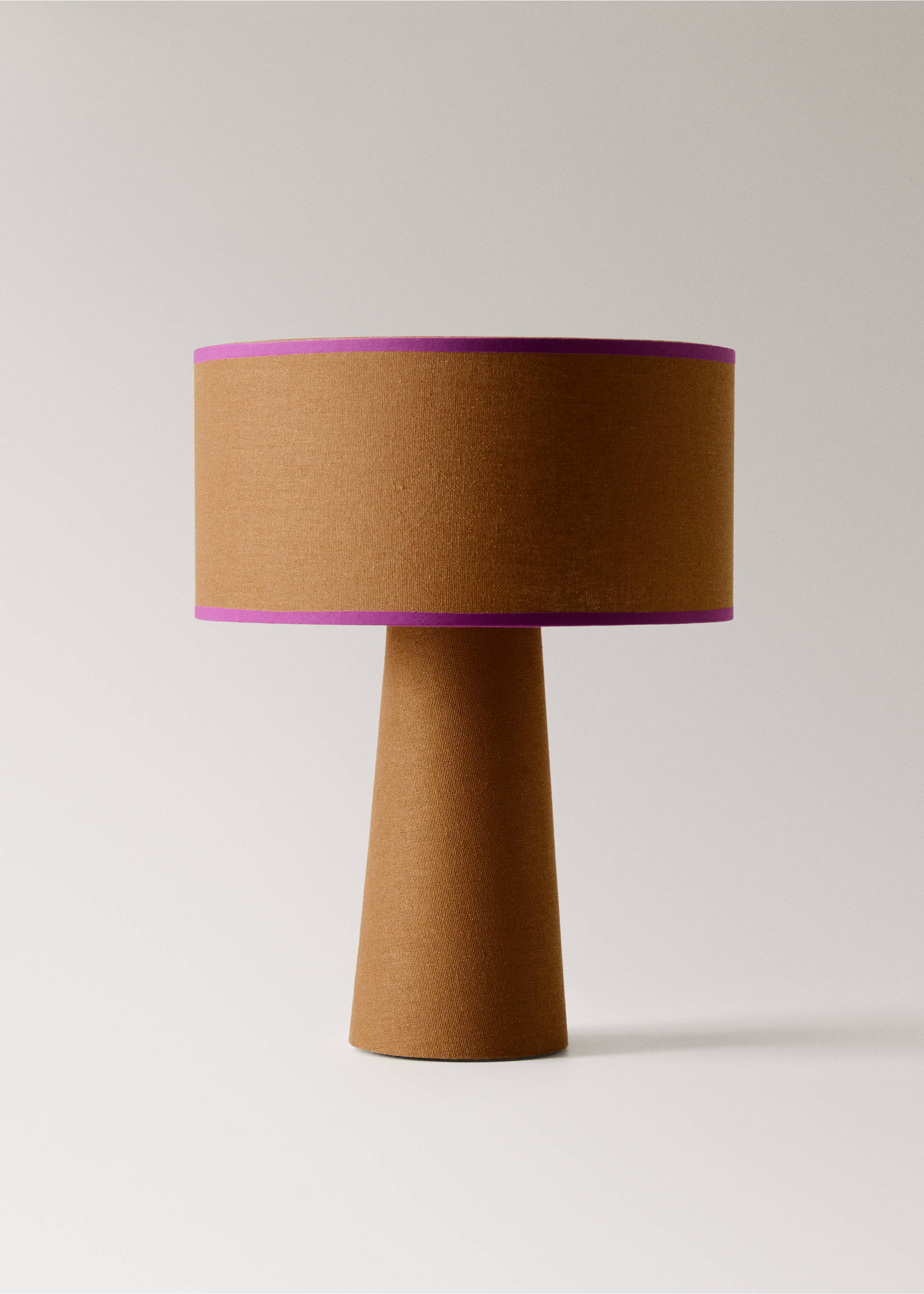 Medium woven table lamp - Article without model, Medium Brown. Ref: 17026728-00.
