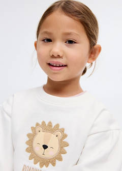 Embroidered lion sweatshirt — Off White 4