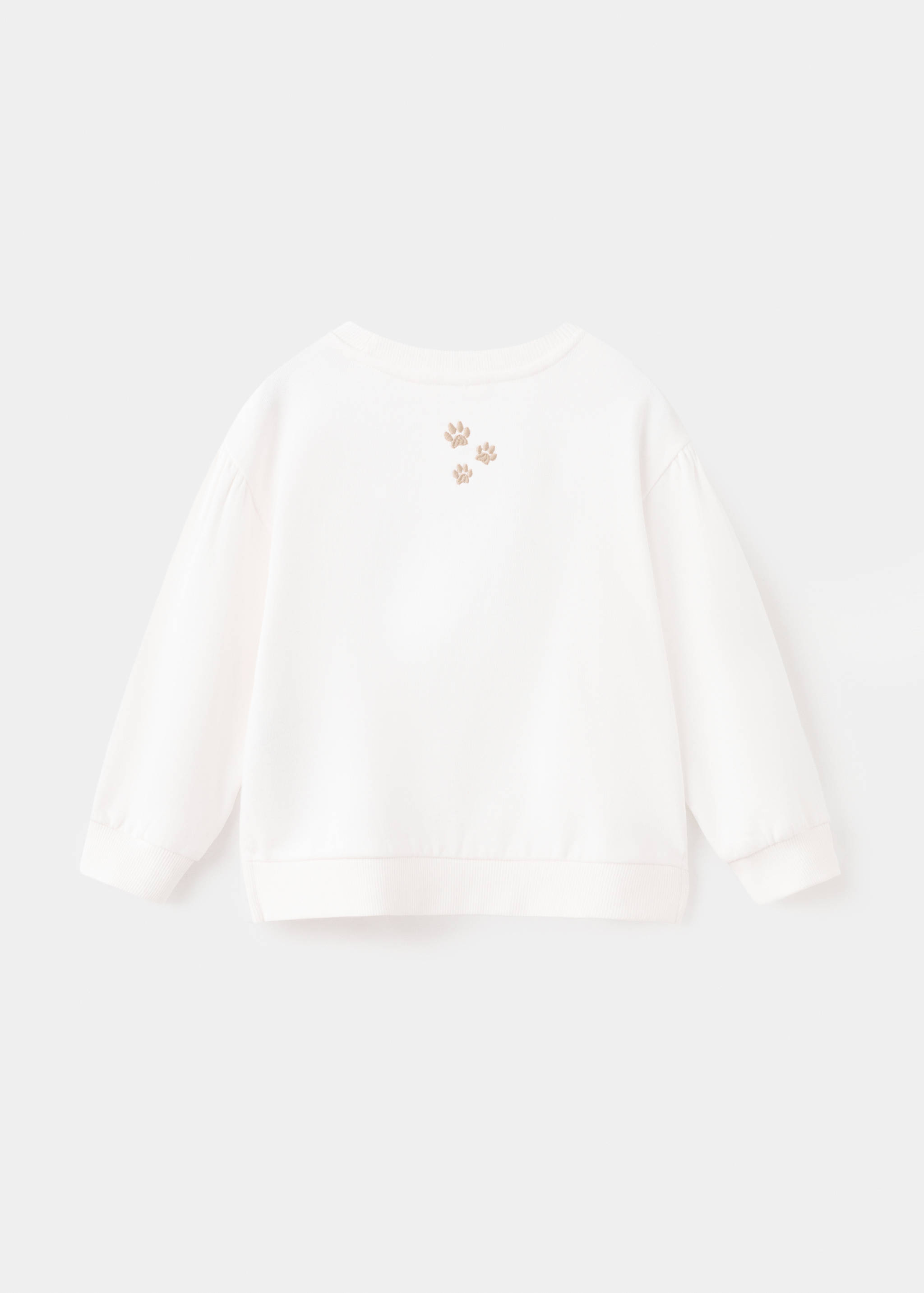 Hanorac brodat cu leu - Spatele articolului