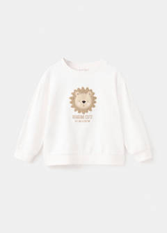 Embroidered lion sweatshirt — Off White 3