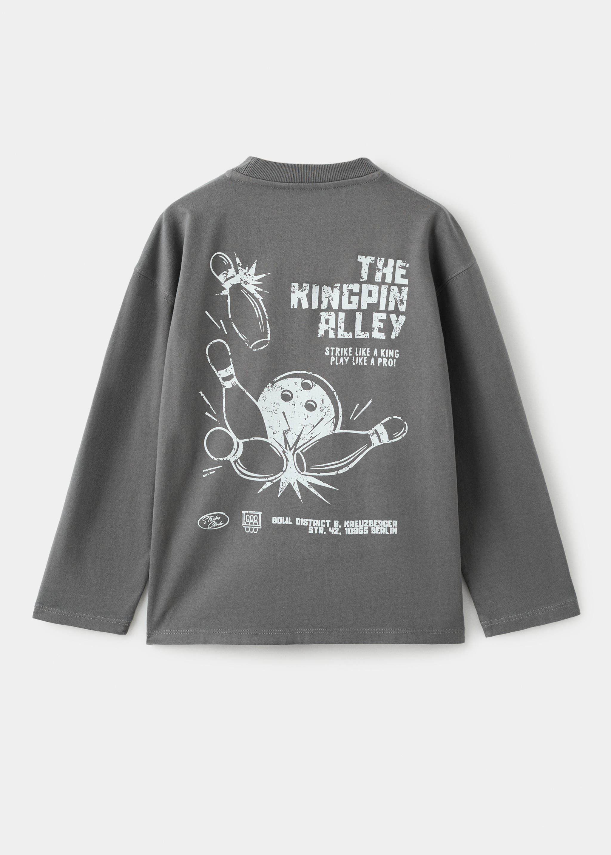 T-shirt algodão estampada - Verso do artigo