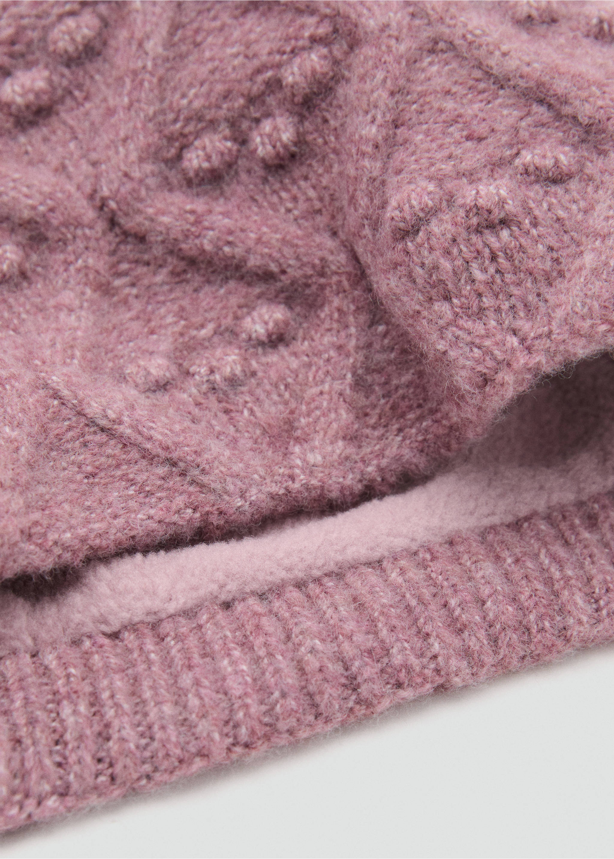 Textured scarf - Medium plane, Wine. Ref: 17026736-00.