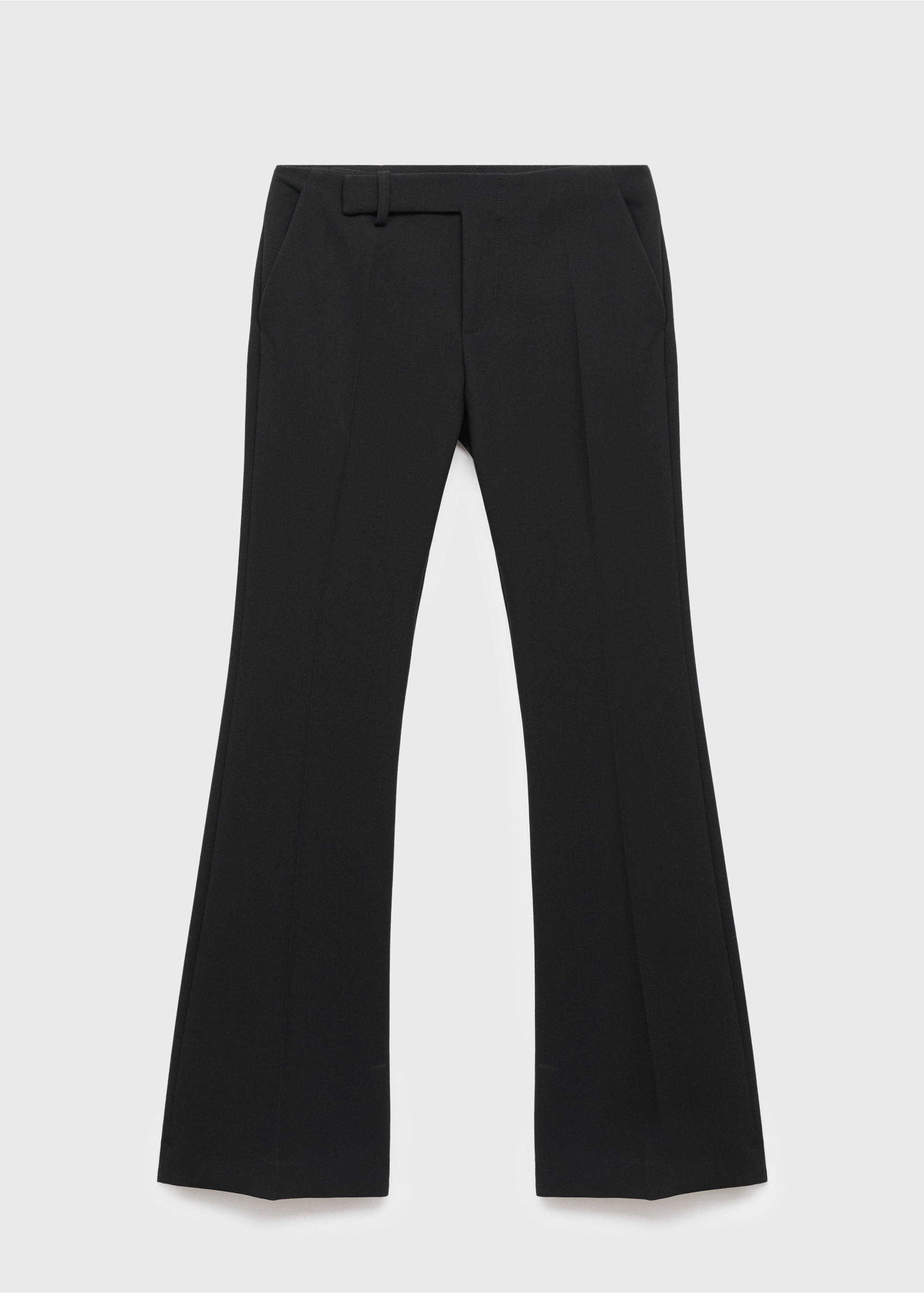 Mid-rise flare trousers - Article without model, Black. Ref: 17026738-00.