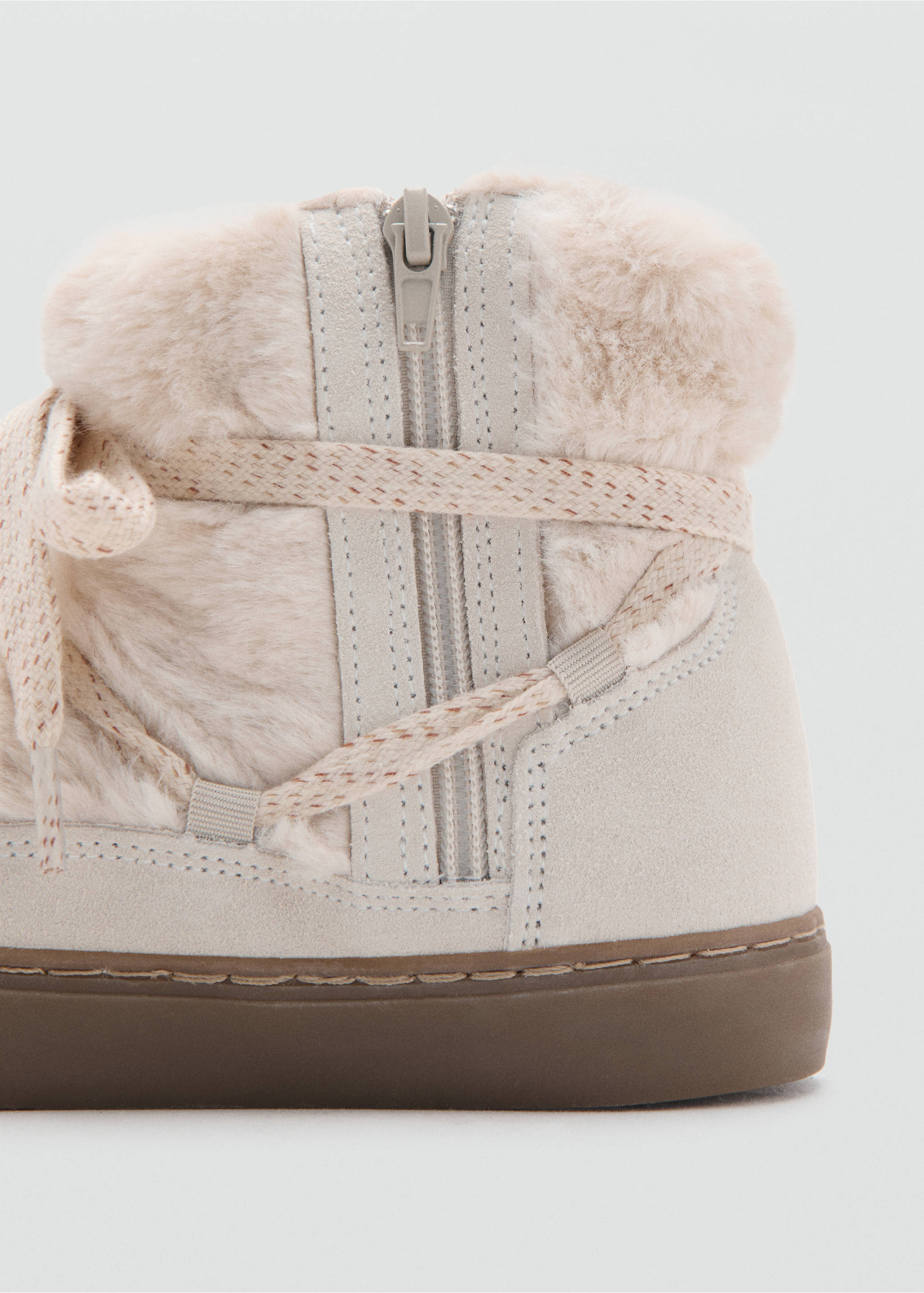 Bottines détails cuir - Détail de l'article 1, Sable. Ref: 17026739-00.