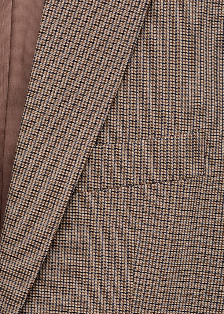 Straight jacket with flap pockets — Medium Brown