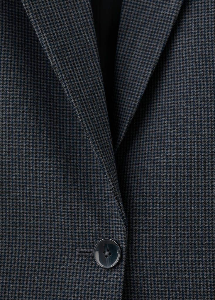 Straight jacket with flap pockets — Grey