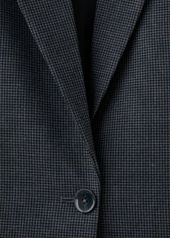 Straight jacket with flap pockets — Grey 7