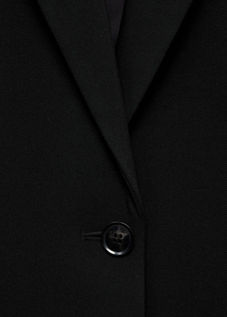 Straight jacket with flap pockets — Black
