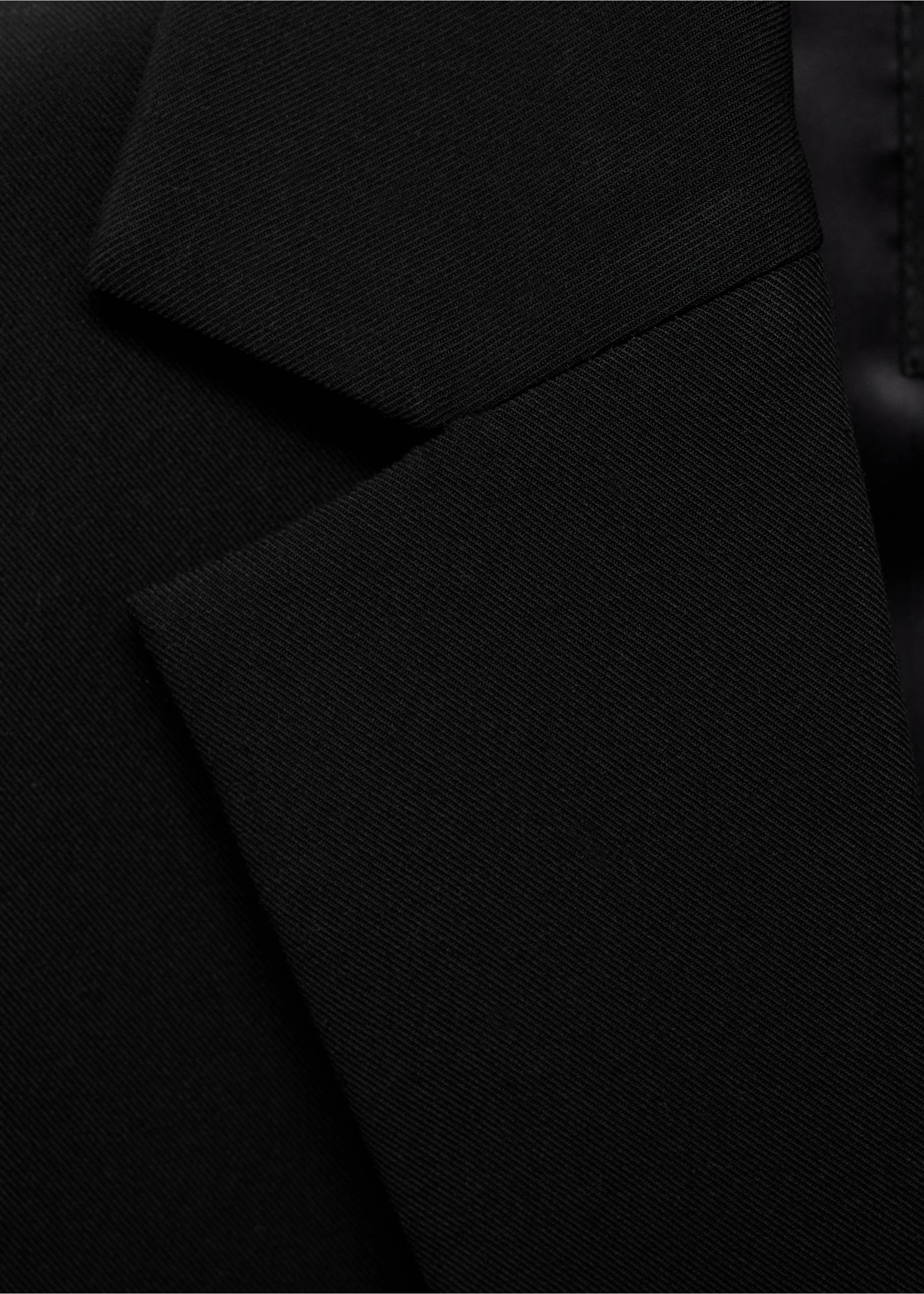 Blazer droit avec poches à rabat - Détail de l'article 0, Noir. Ref: 17026744-00.