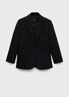 Straight jacket with flap pockets — Black 9