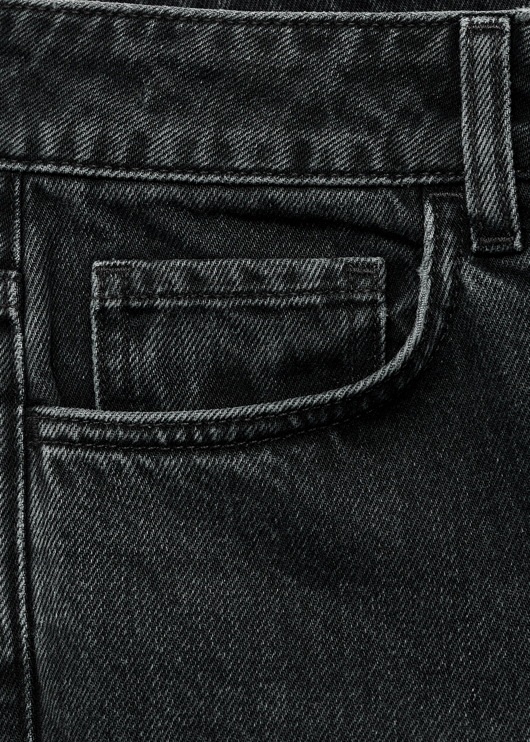 Mid-rise straight jeans - Details of the article 0