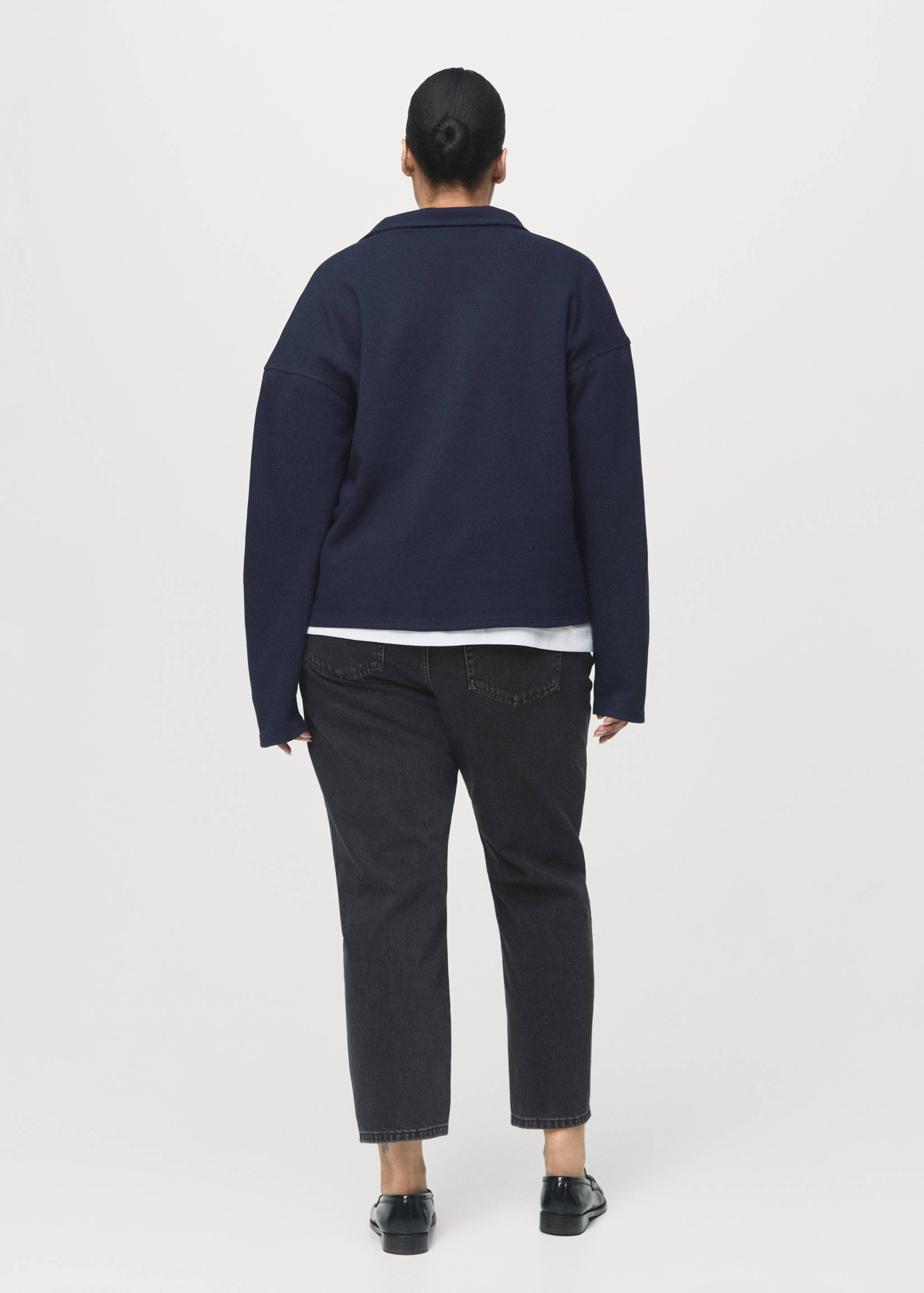 Mid-rise straight jeans - Details of the article 4