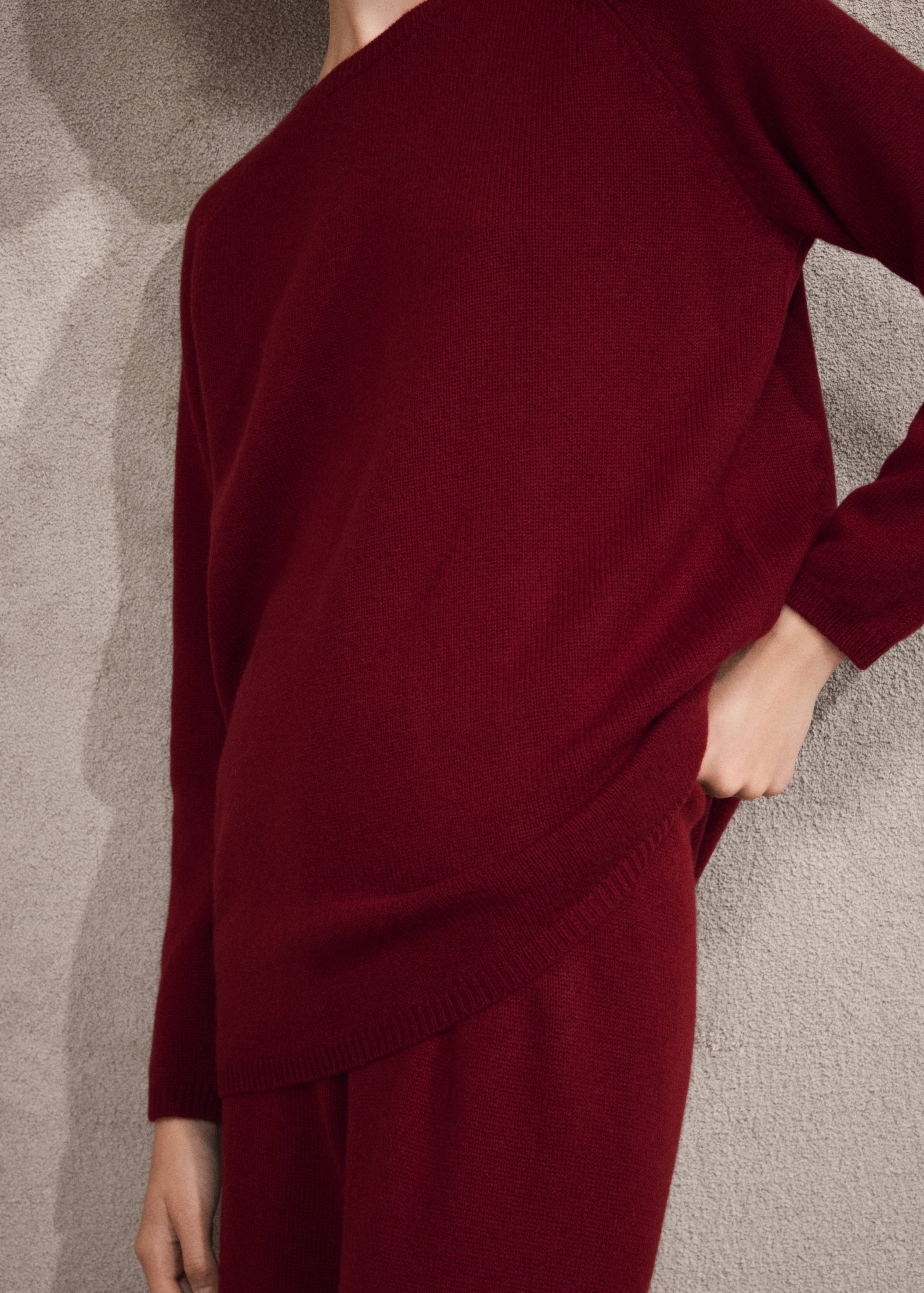 Thick cashmere sweater - Medium plane