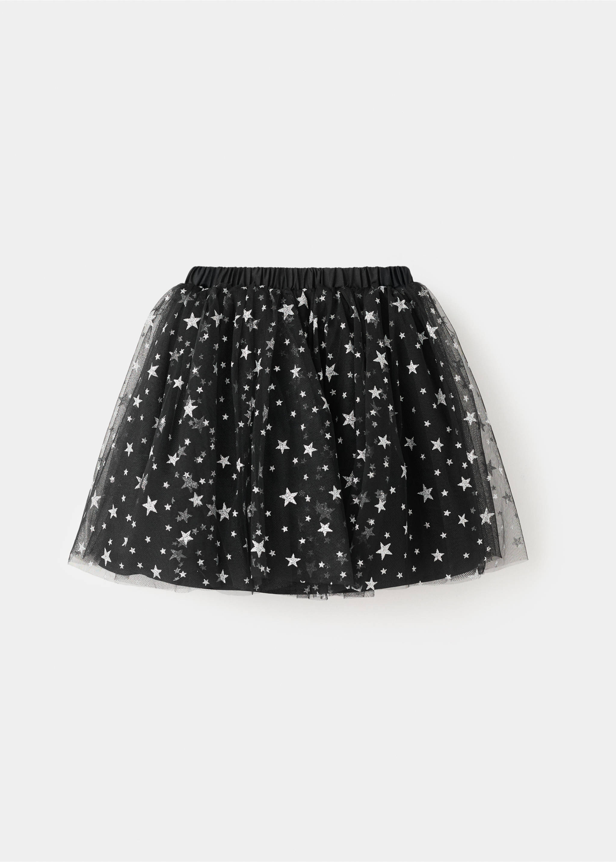 Star tulle skirt - Medium plane, Black. Ref: 17027135-00.