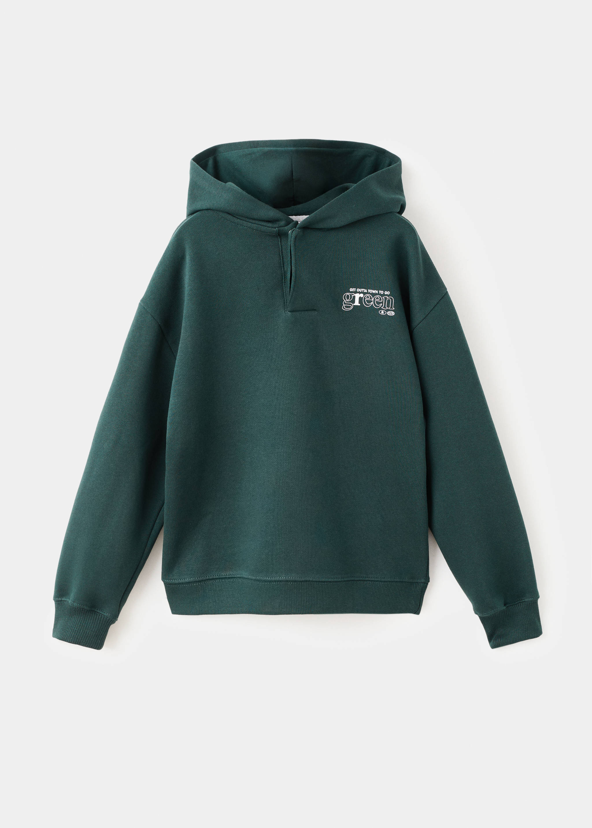 Sudadera estampada capucha - Artículo sin modelo