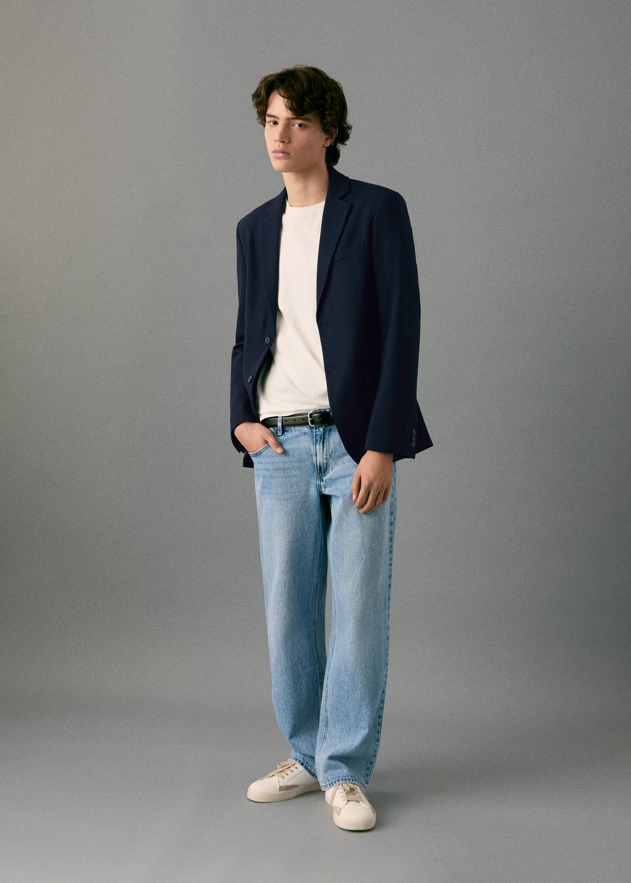 Straight-fit suit jacket - Details of the article 2