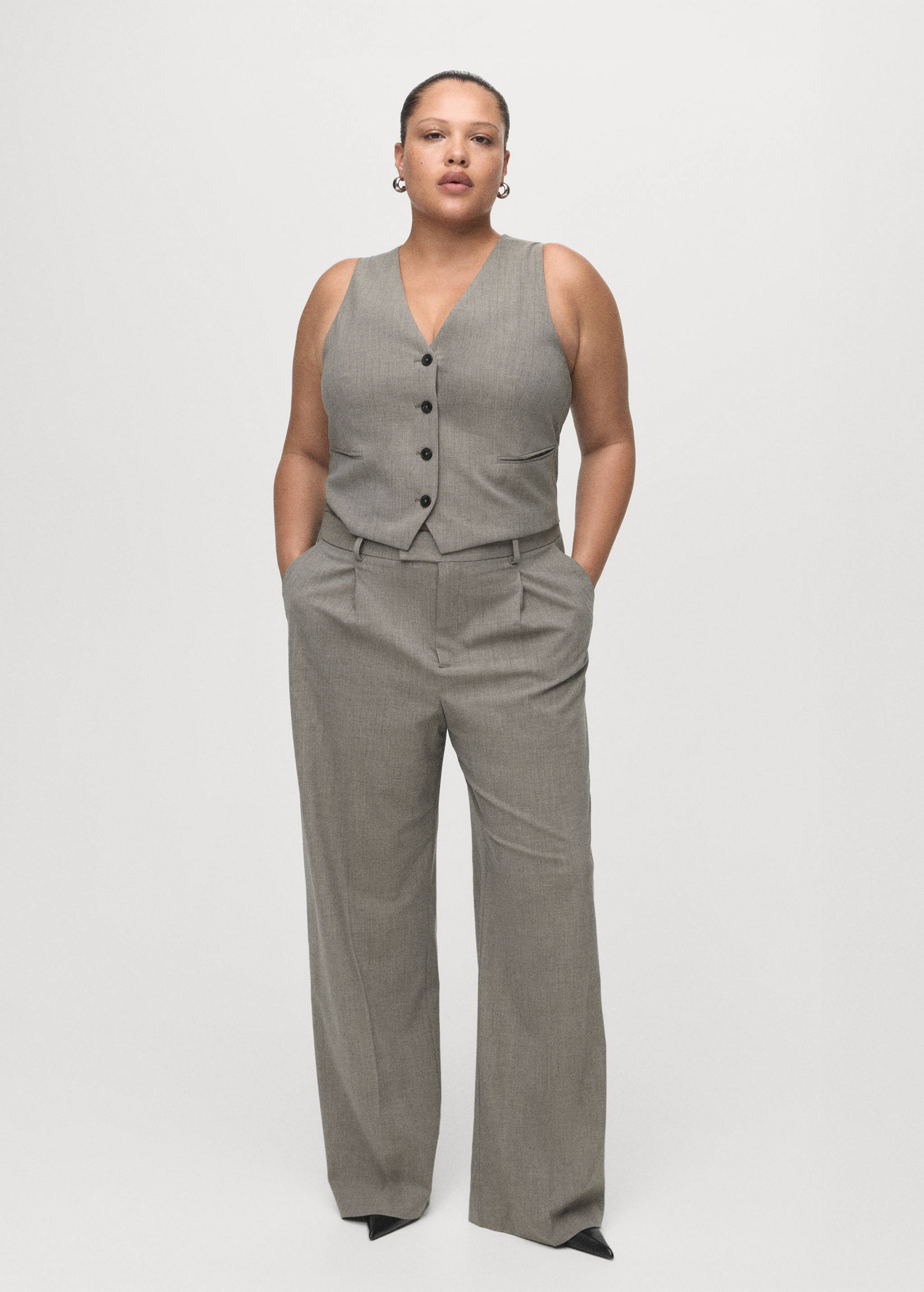 Gilet de costume laine mélangée - Détail de l'article 3