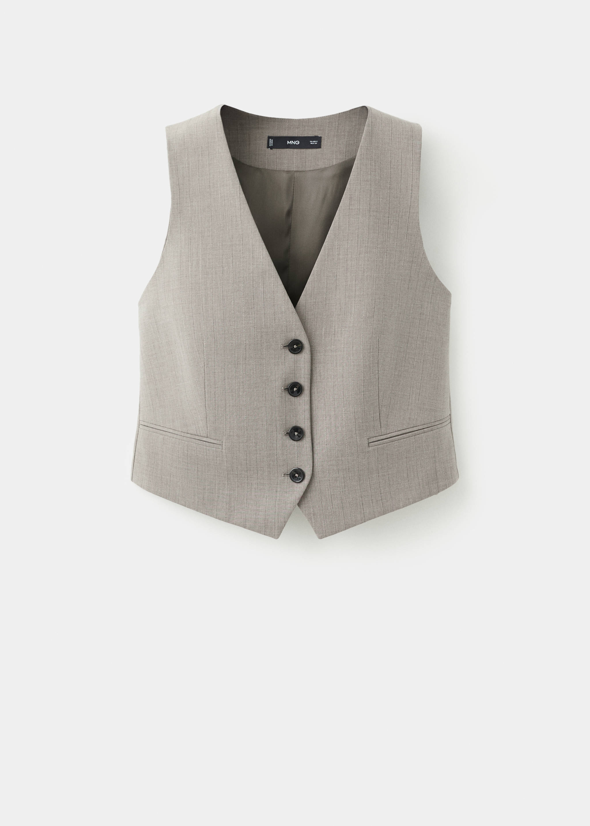 Chaleco traje mezcla lana - Artículo sin modelo