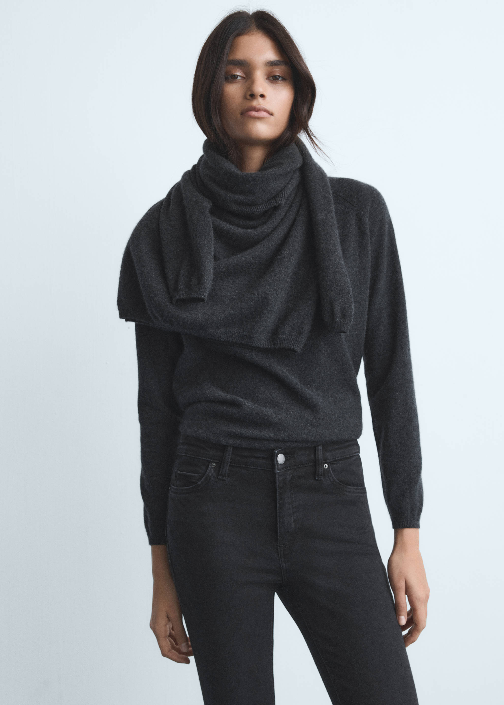 Jean skinny taille normale - Plan moyen