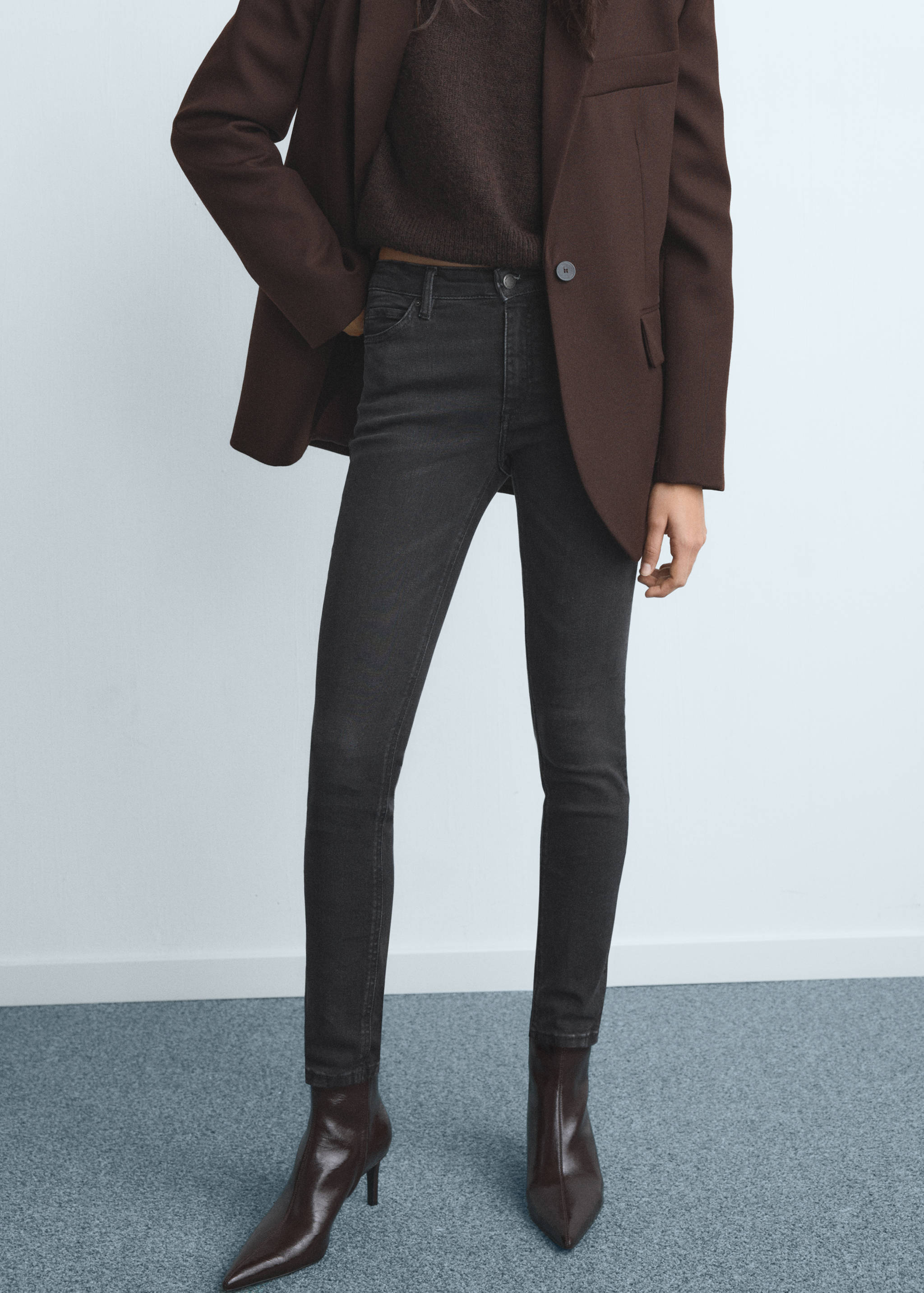 Jean skinny taille normale - Plan moyen