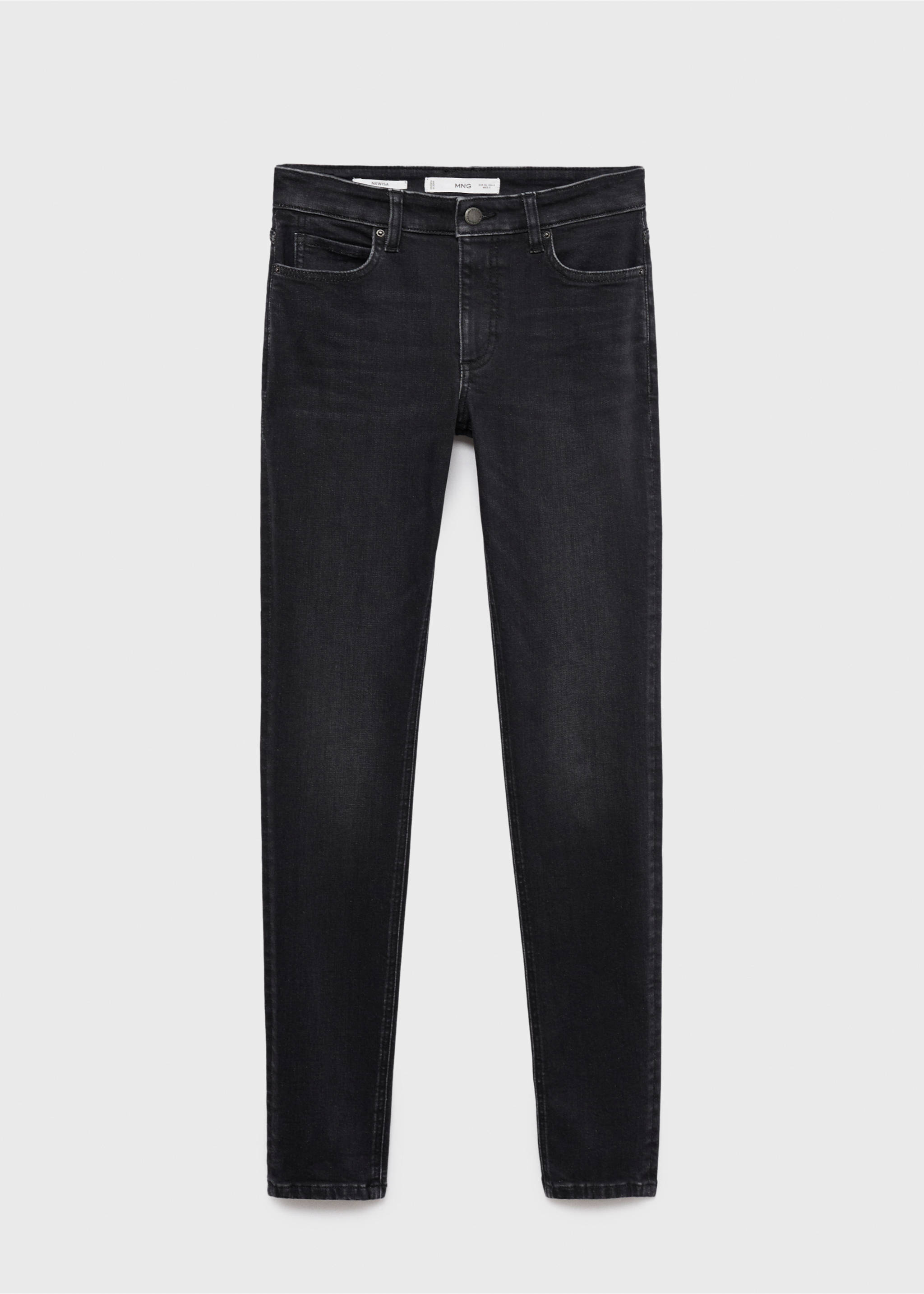 Jean skinny taille normale - Article sans modèle, Gris. Ref: 17027766-00.