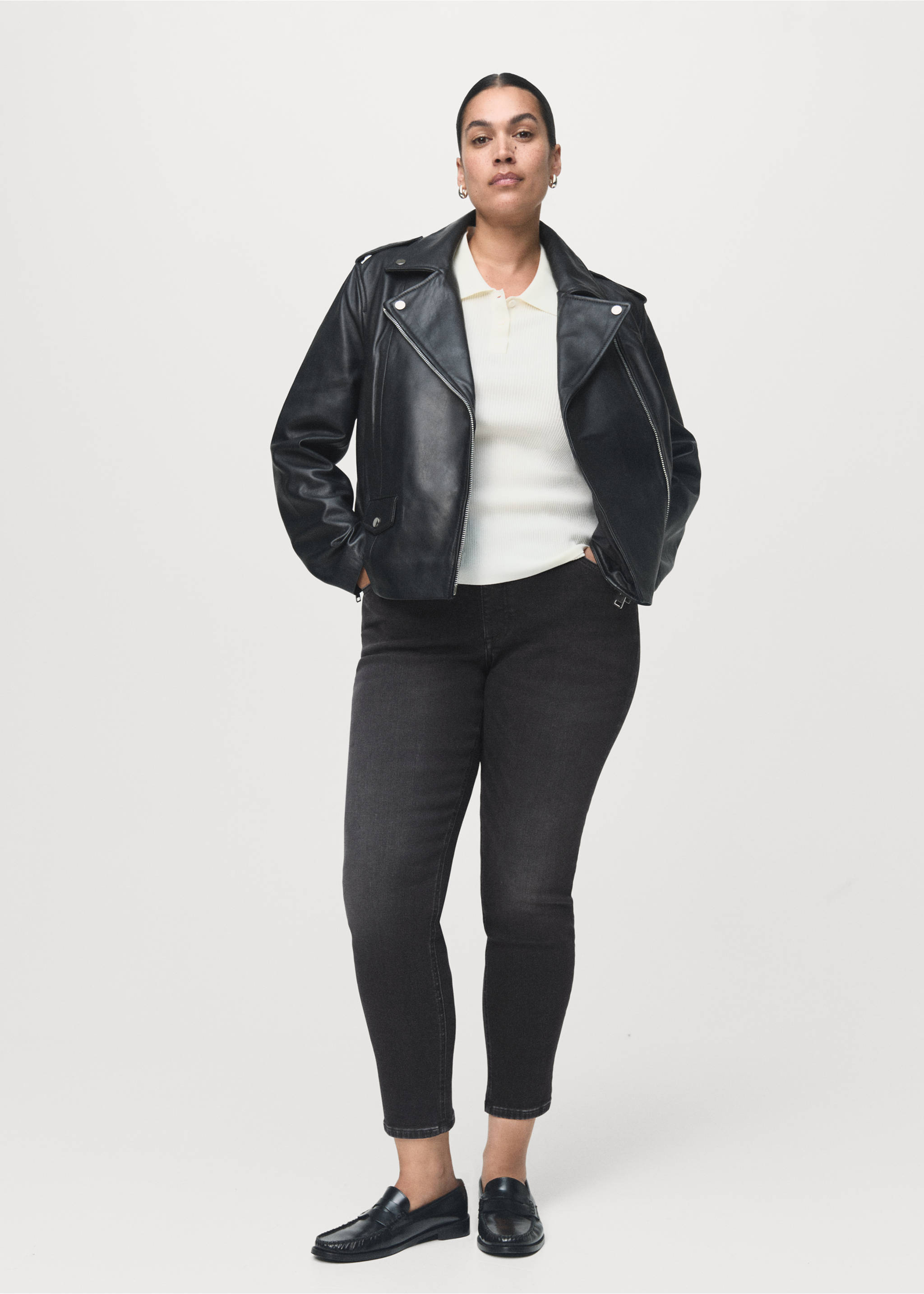 Jean skinny taille normale - Détail de l'article 3, Gris. Ref: 17027766-00.