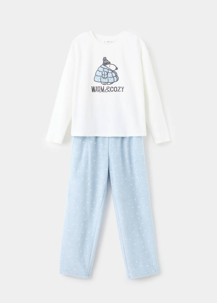 Printed long pyjamas — Off White