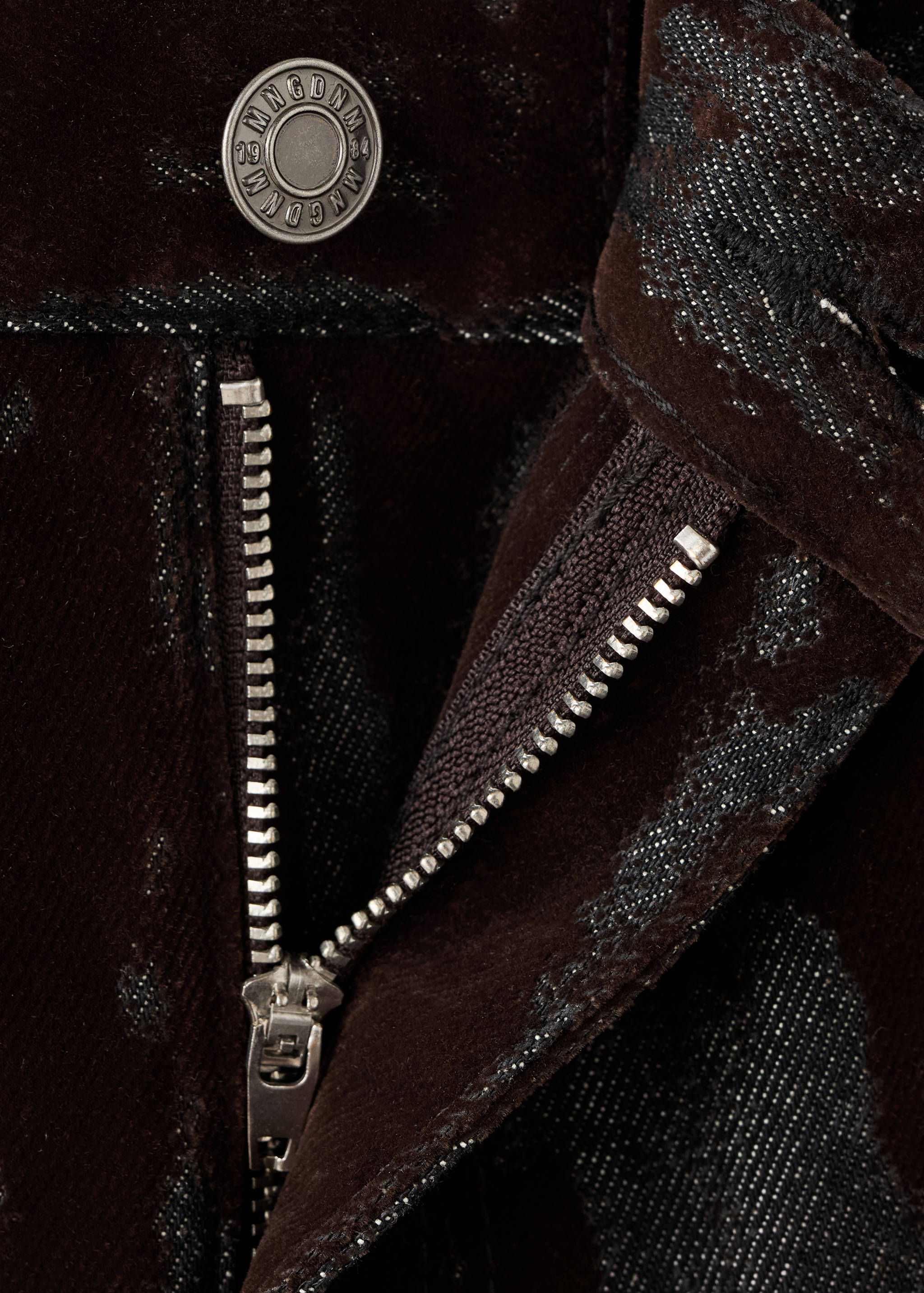 Wide leg devoré jeans - Details of the article 8