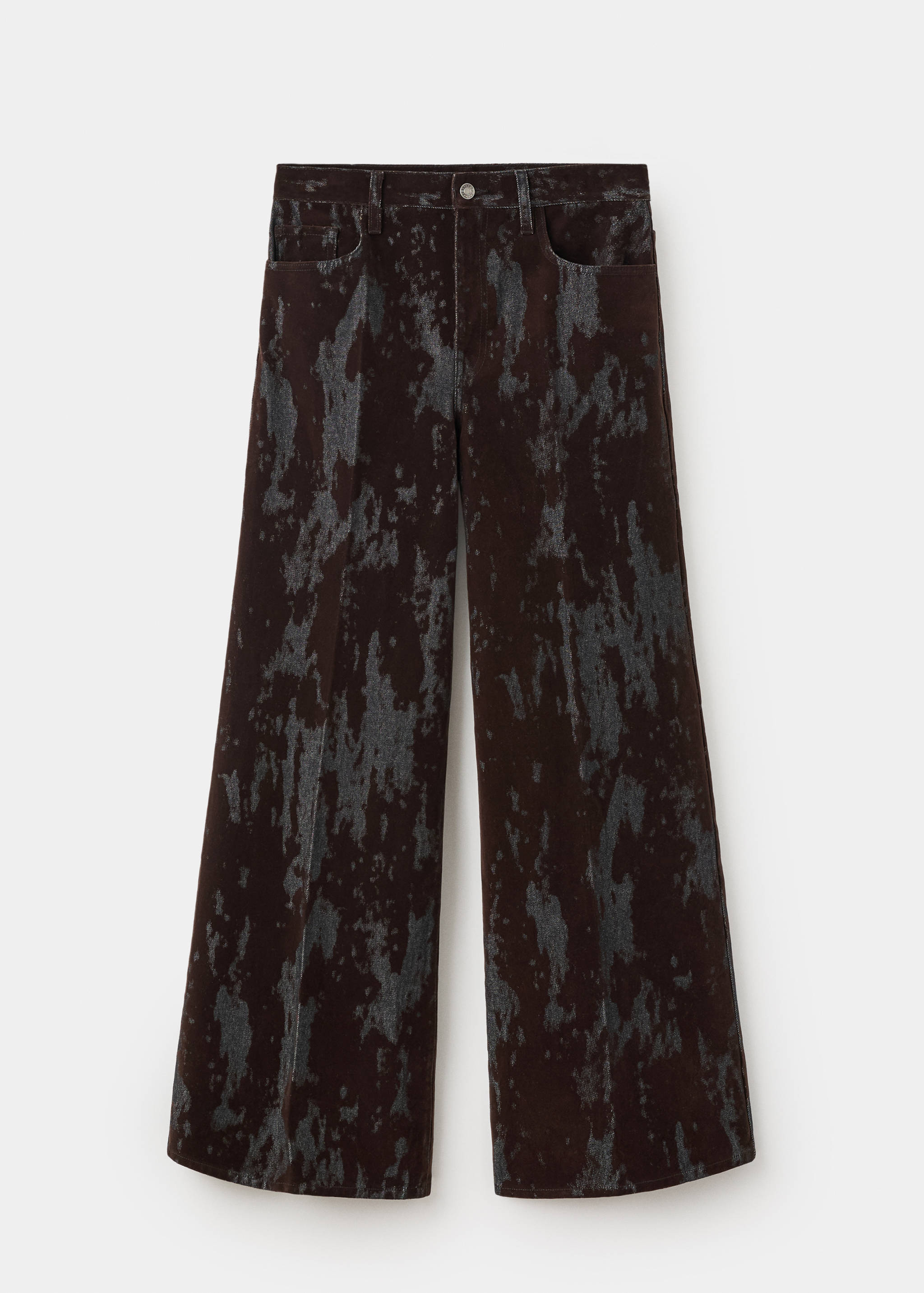 Jeans wide leg devoré - Artículo sin modelo