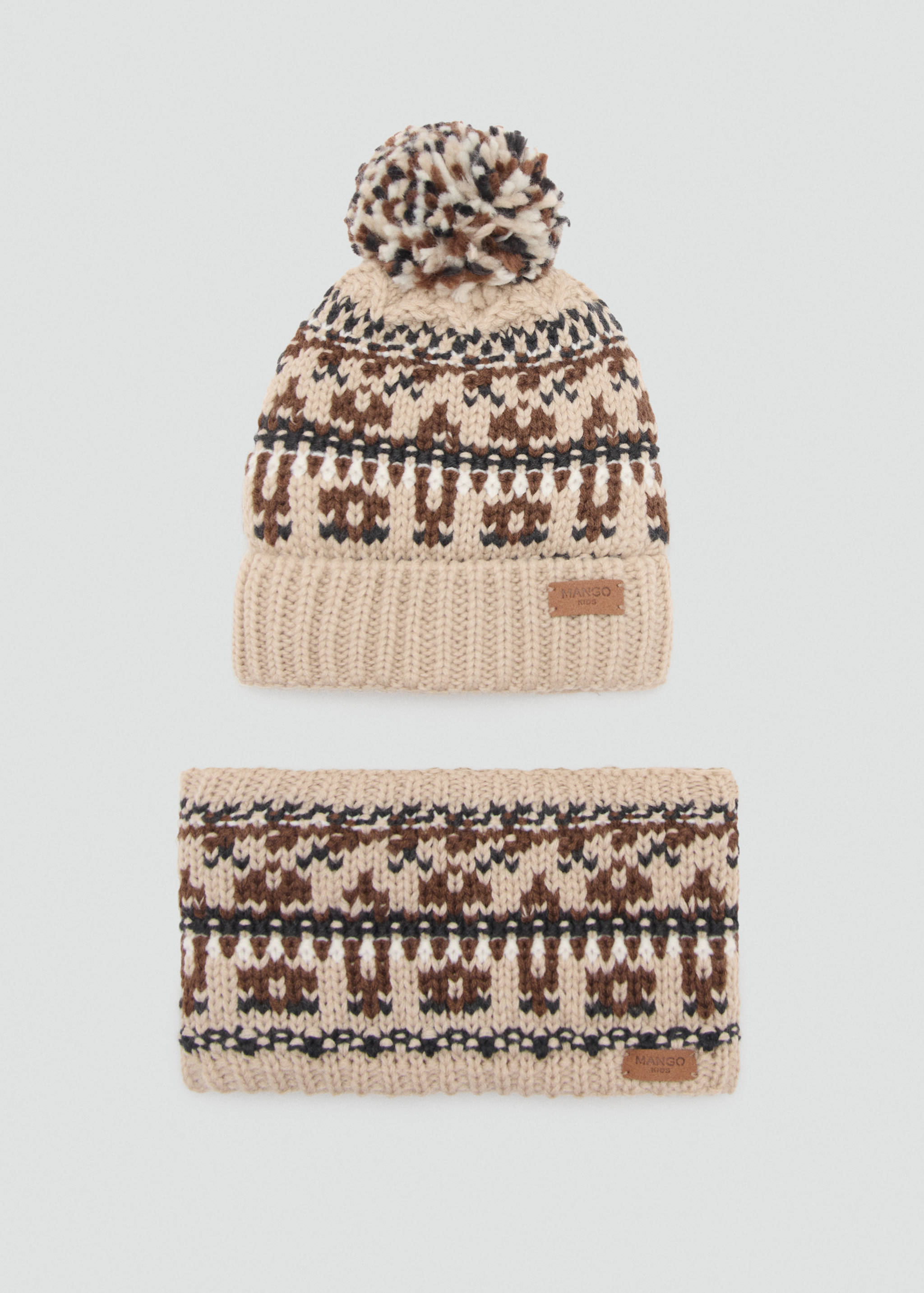 Knitted bobble hat - Details of the article 2