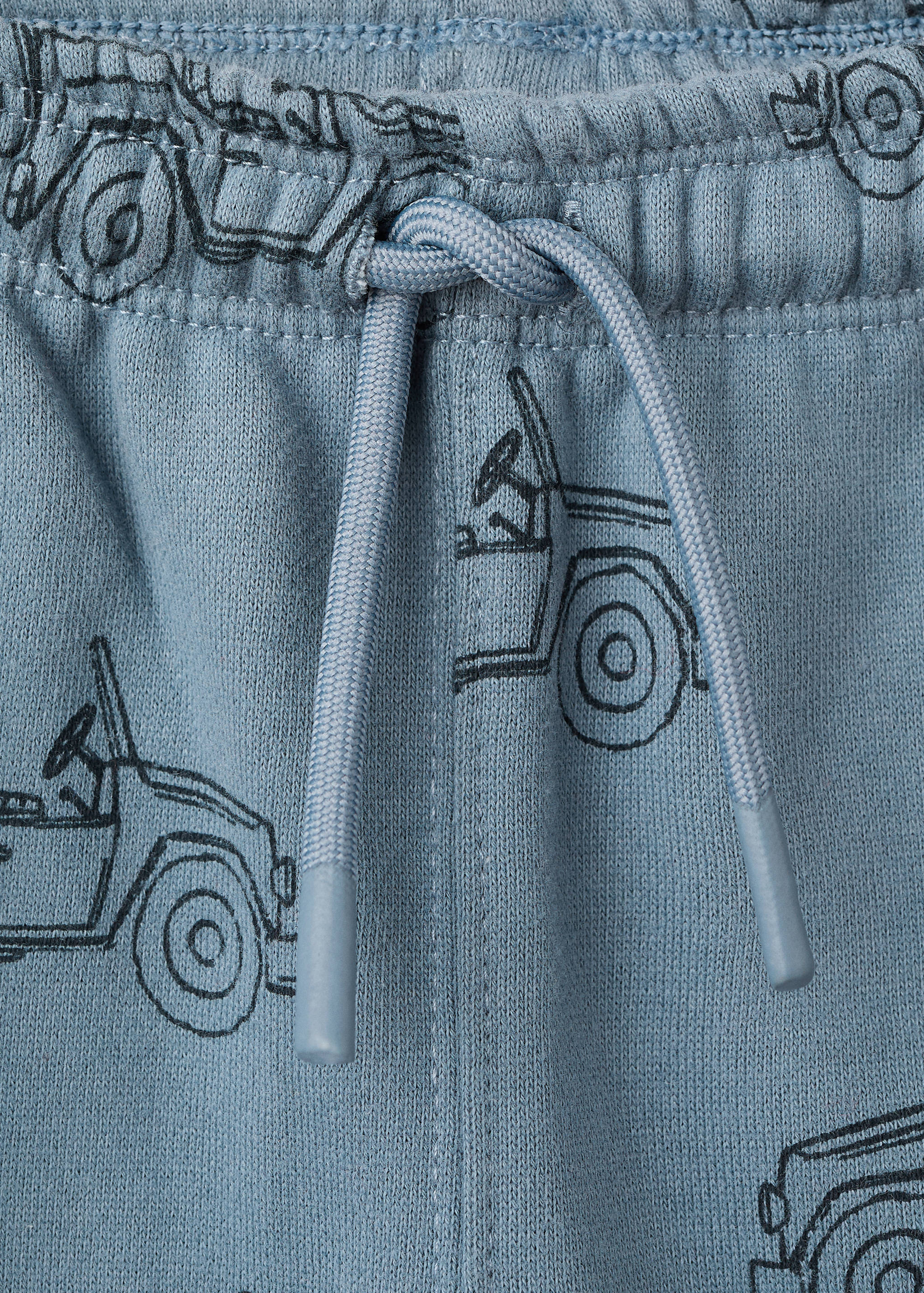 Printed cotton joggers - Details of the article 8
