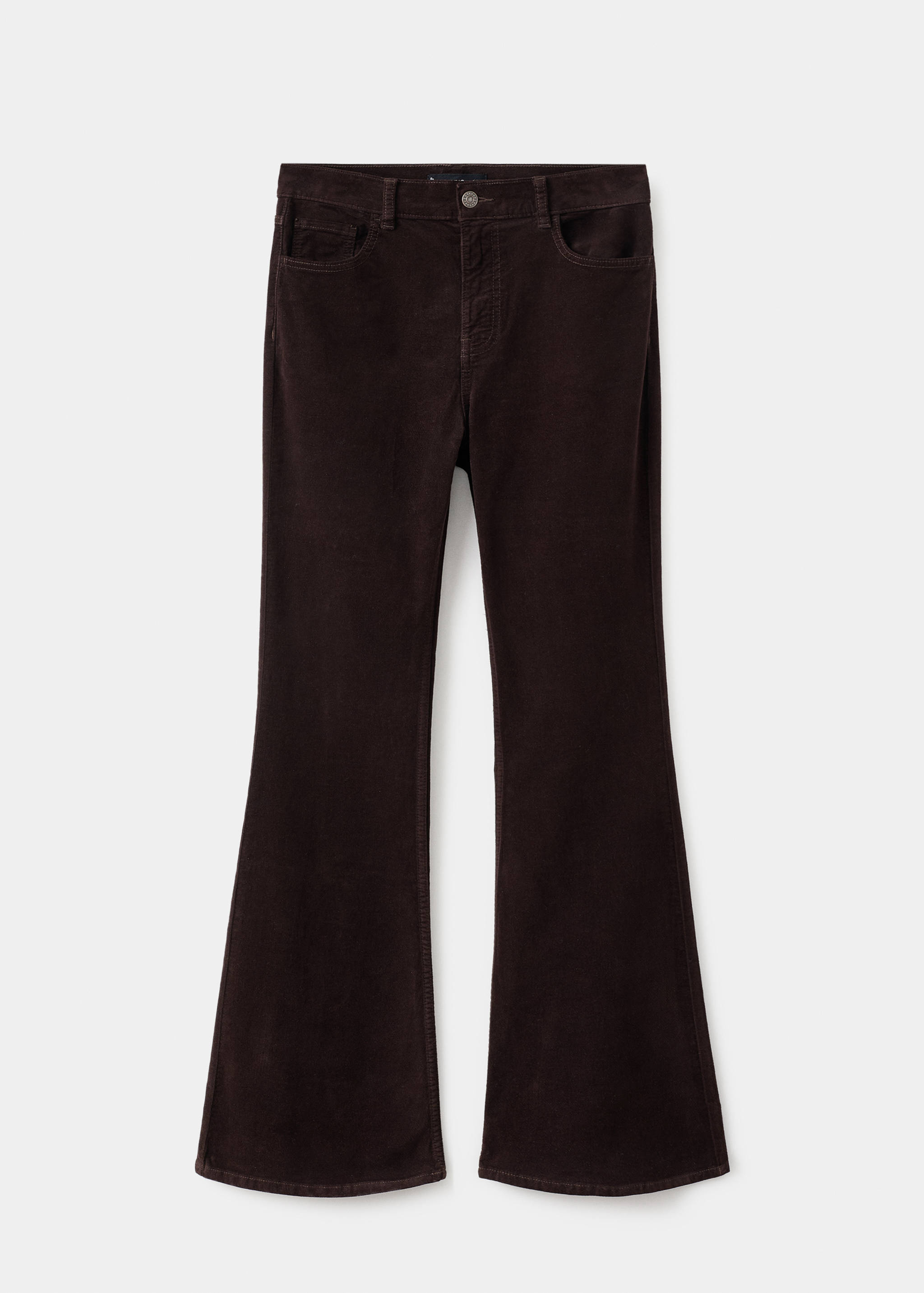 Velvet flared jeans - Article without model