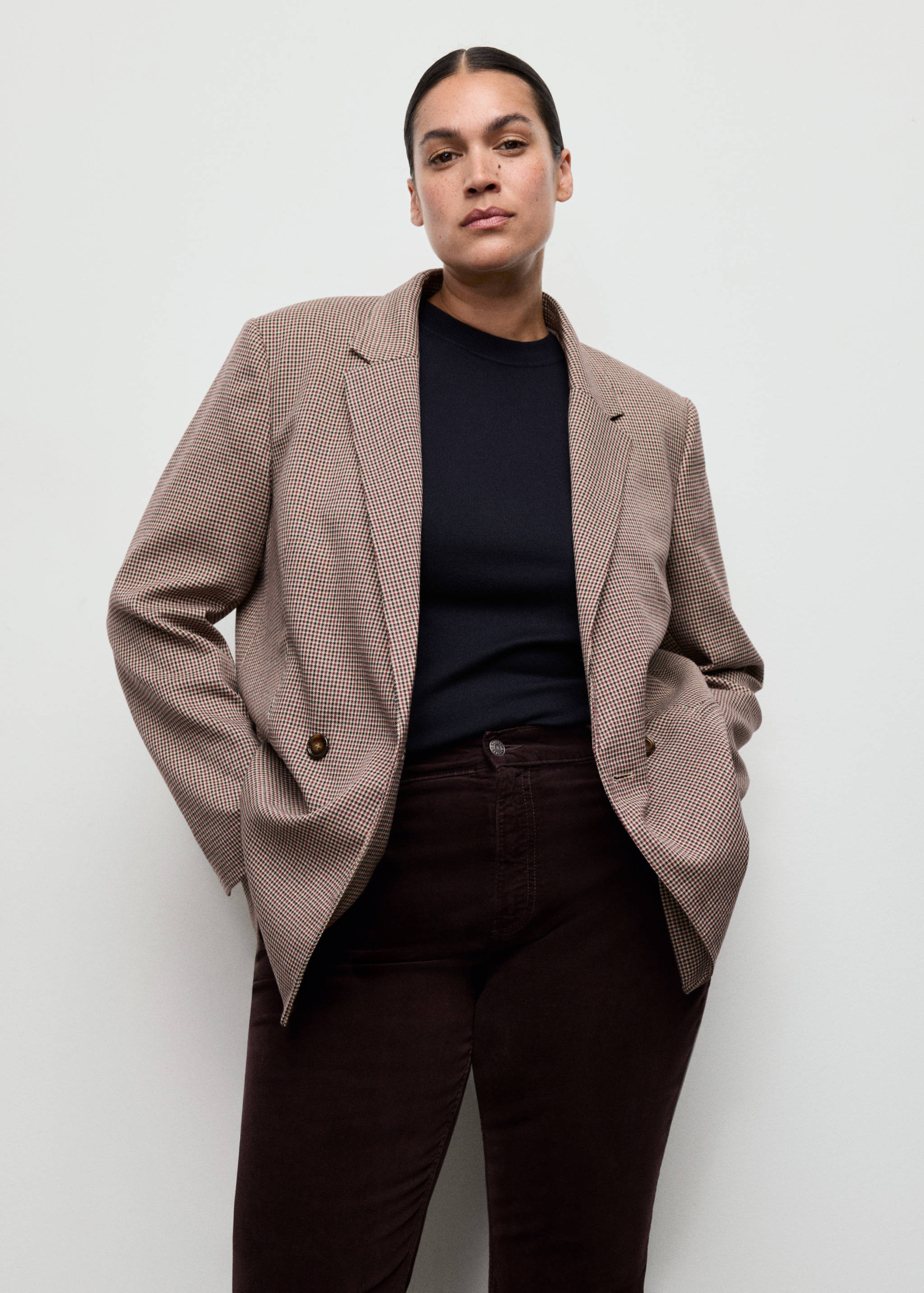 Velvet flared jeans - Details of the article 5