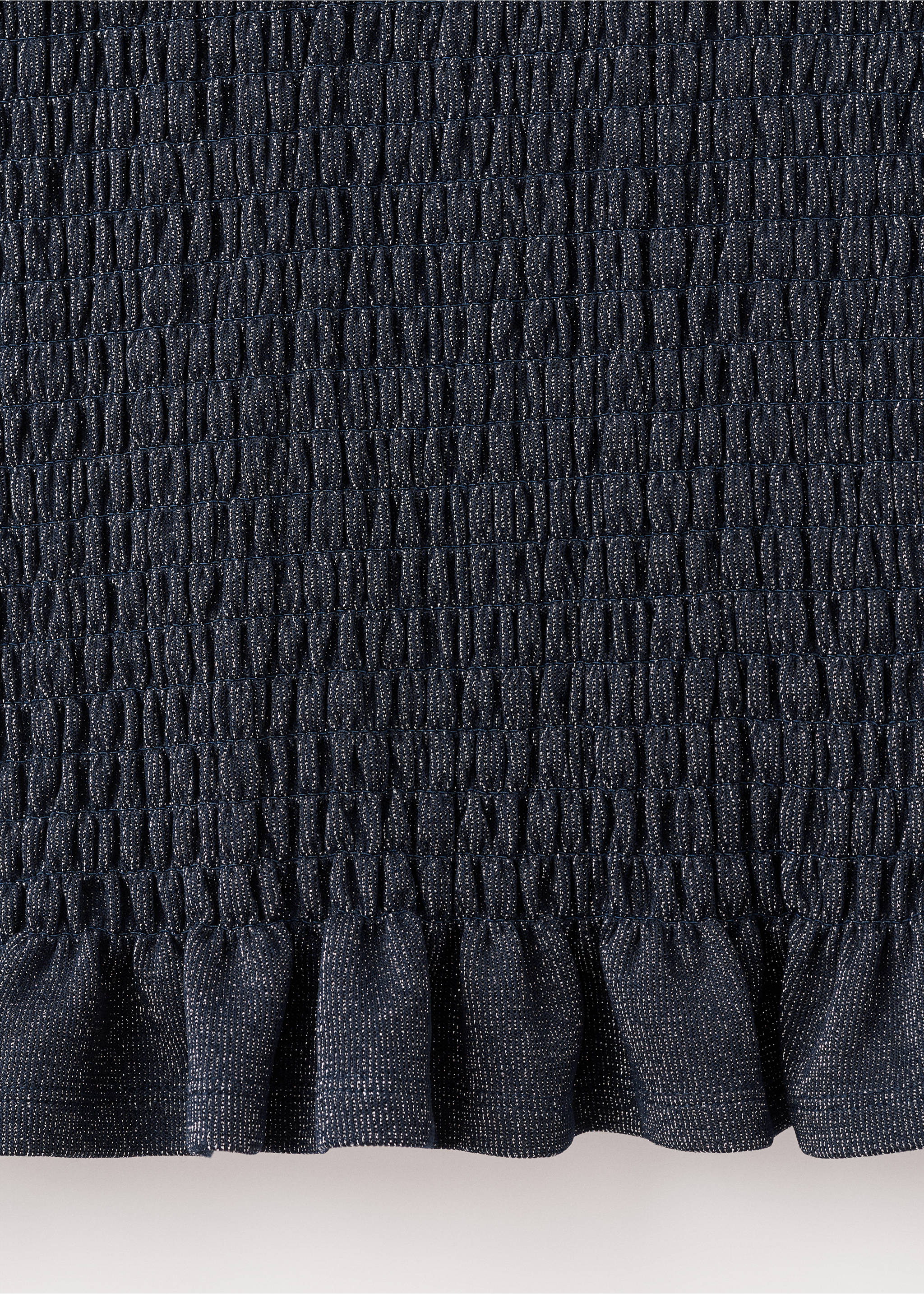 Vestido entallado fruncido - Detalle del artículo 0, Azul marino. Ref: 17027784-00.
