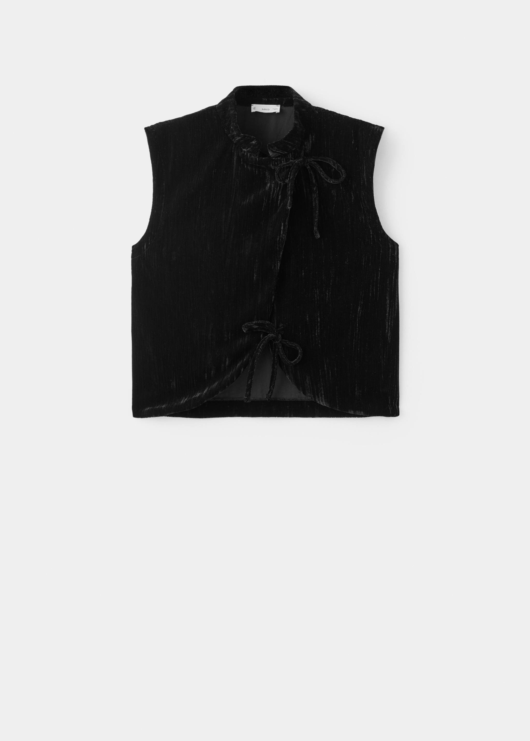 Velvet gilet - Article without model